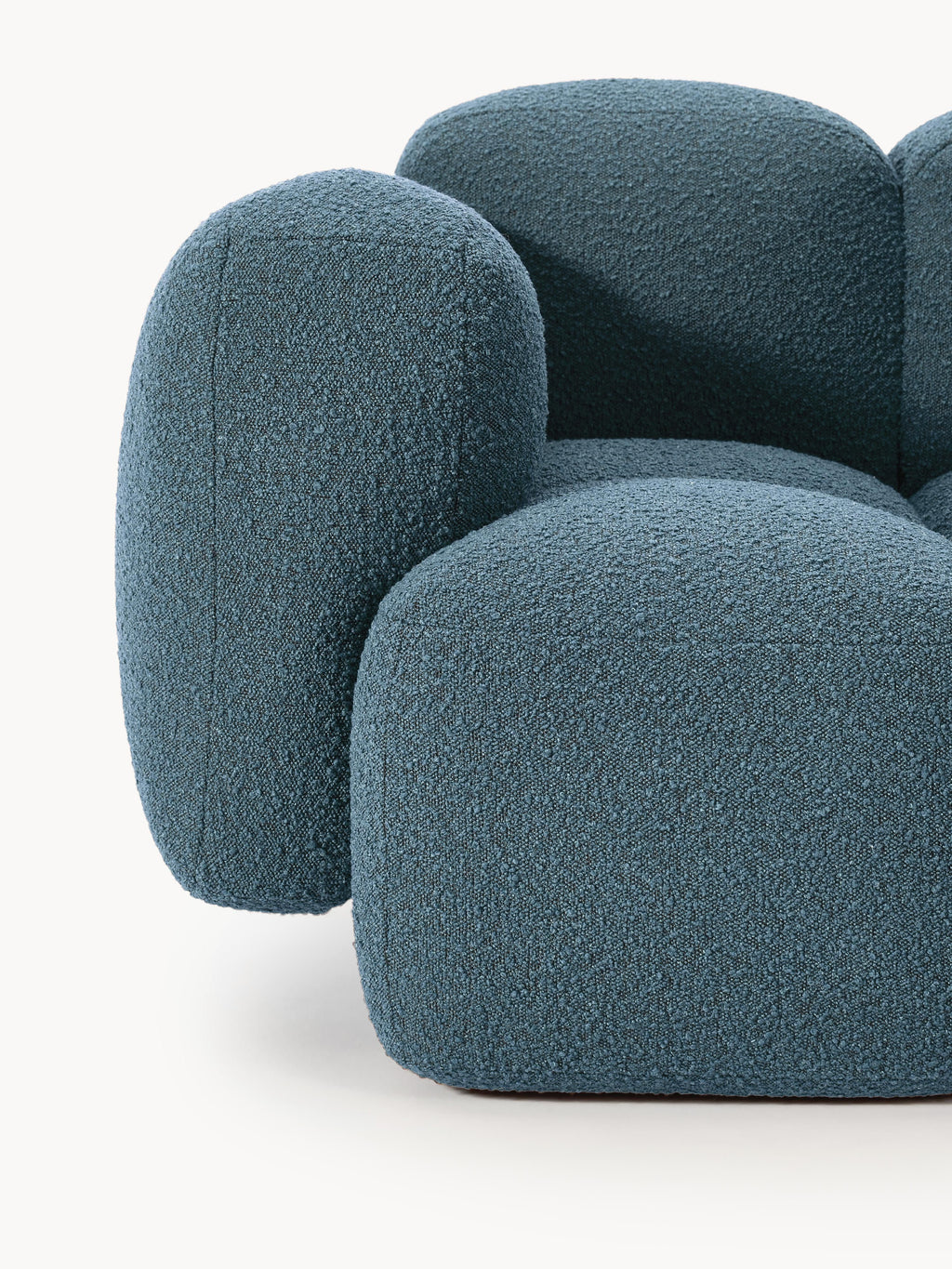 Loungesessel Tayla aus Bouclé