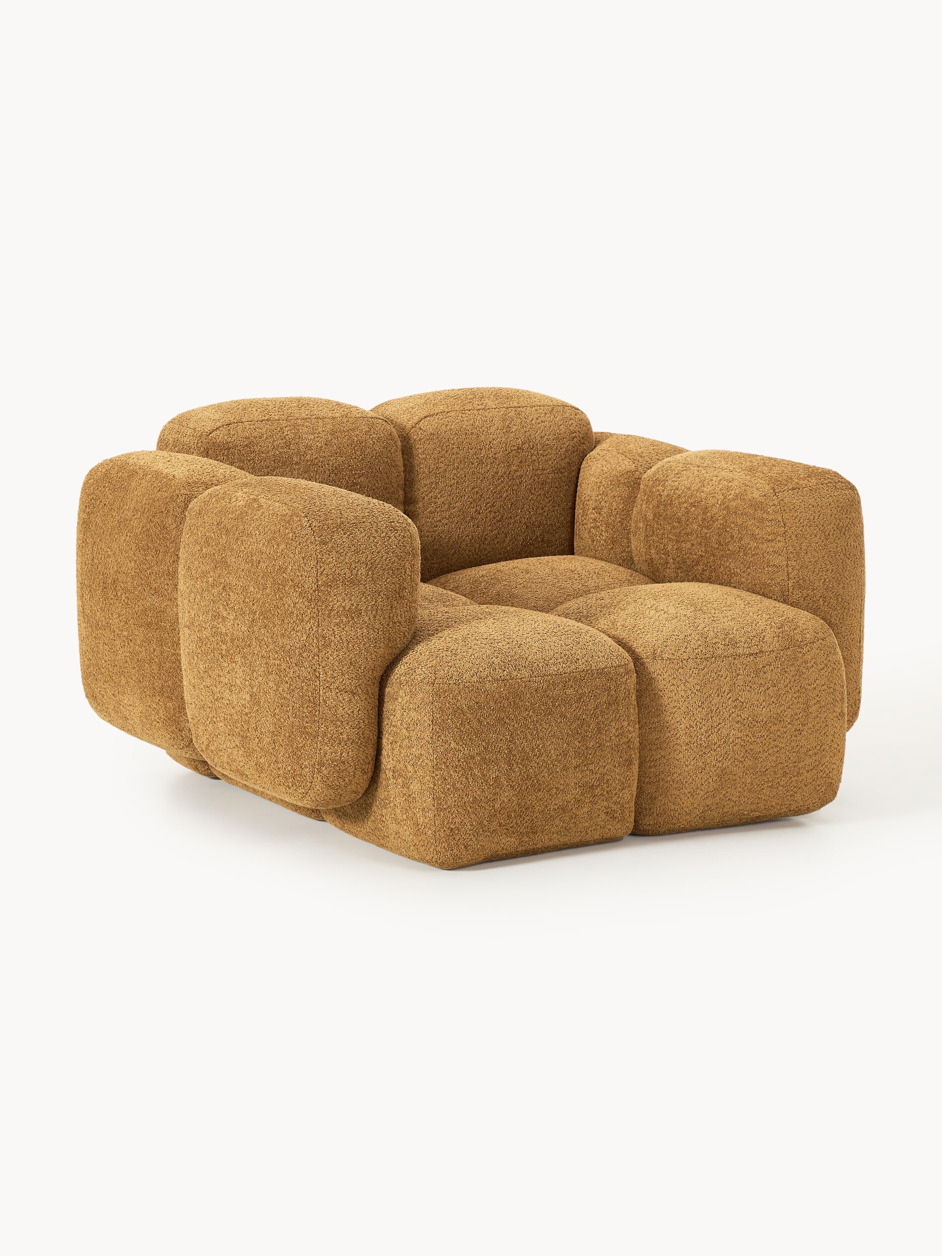 Galeriebild 1 - Loungesessel Tayla aus Teddy-Bouclé