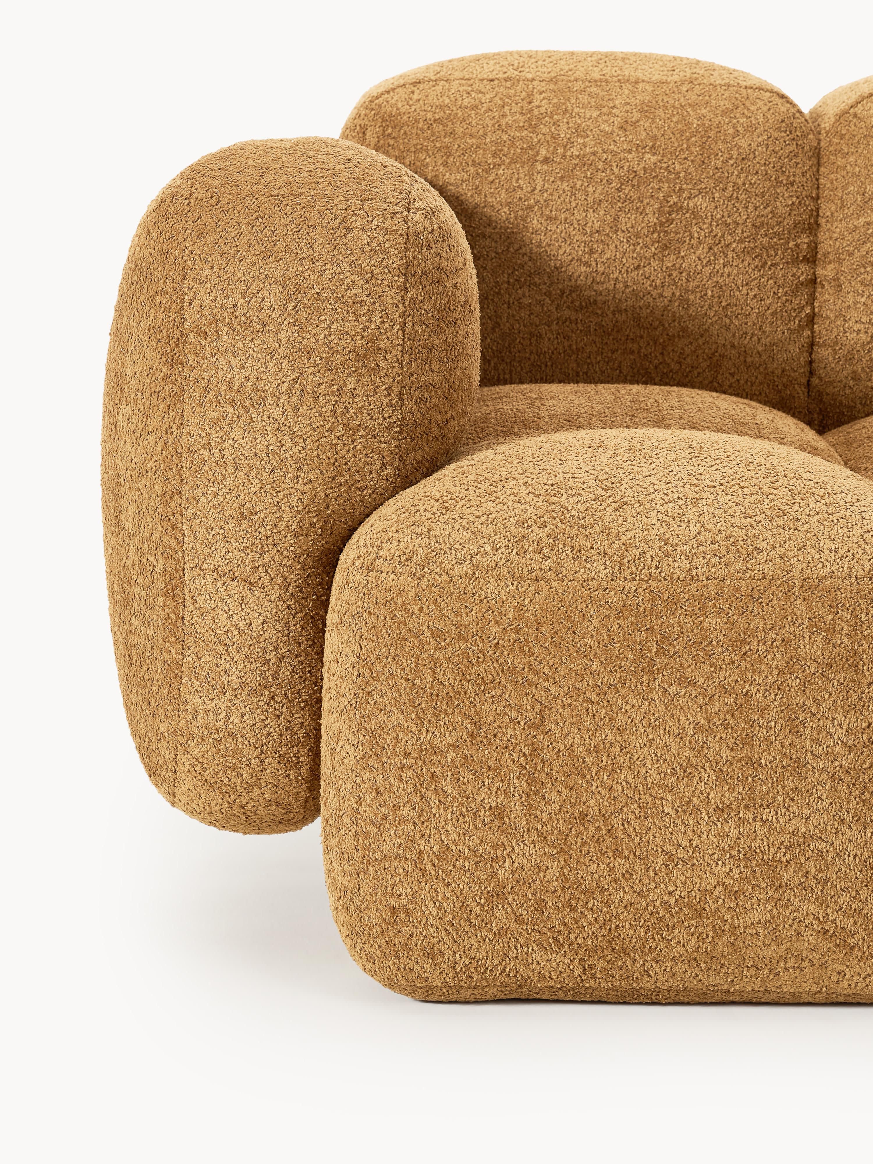 Loungesessel Tayla aus Teddy-Bouclé