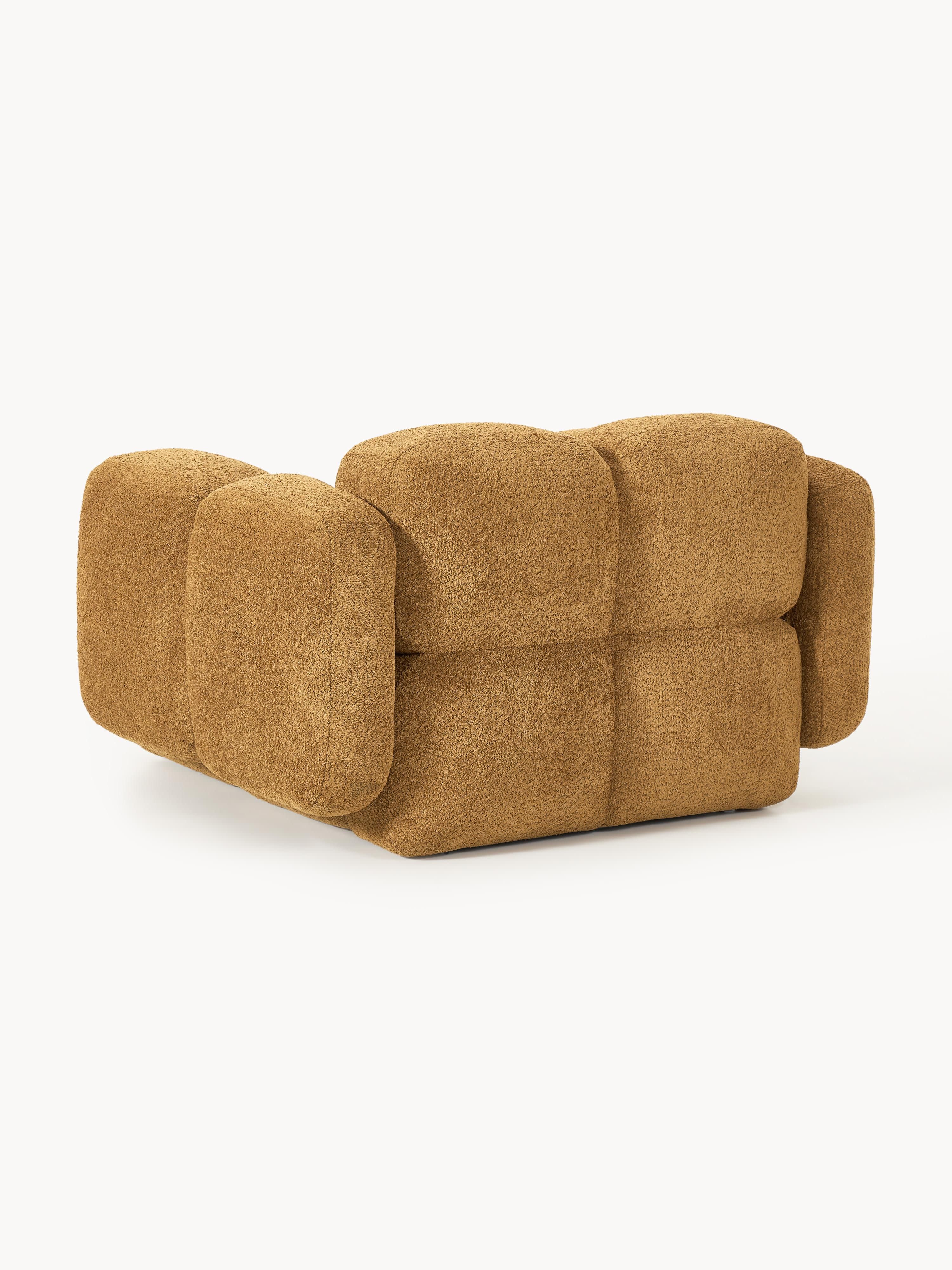 Loungesessel Tayla aus Teddy-Bouclé
