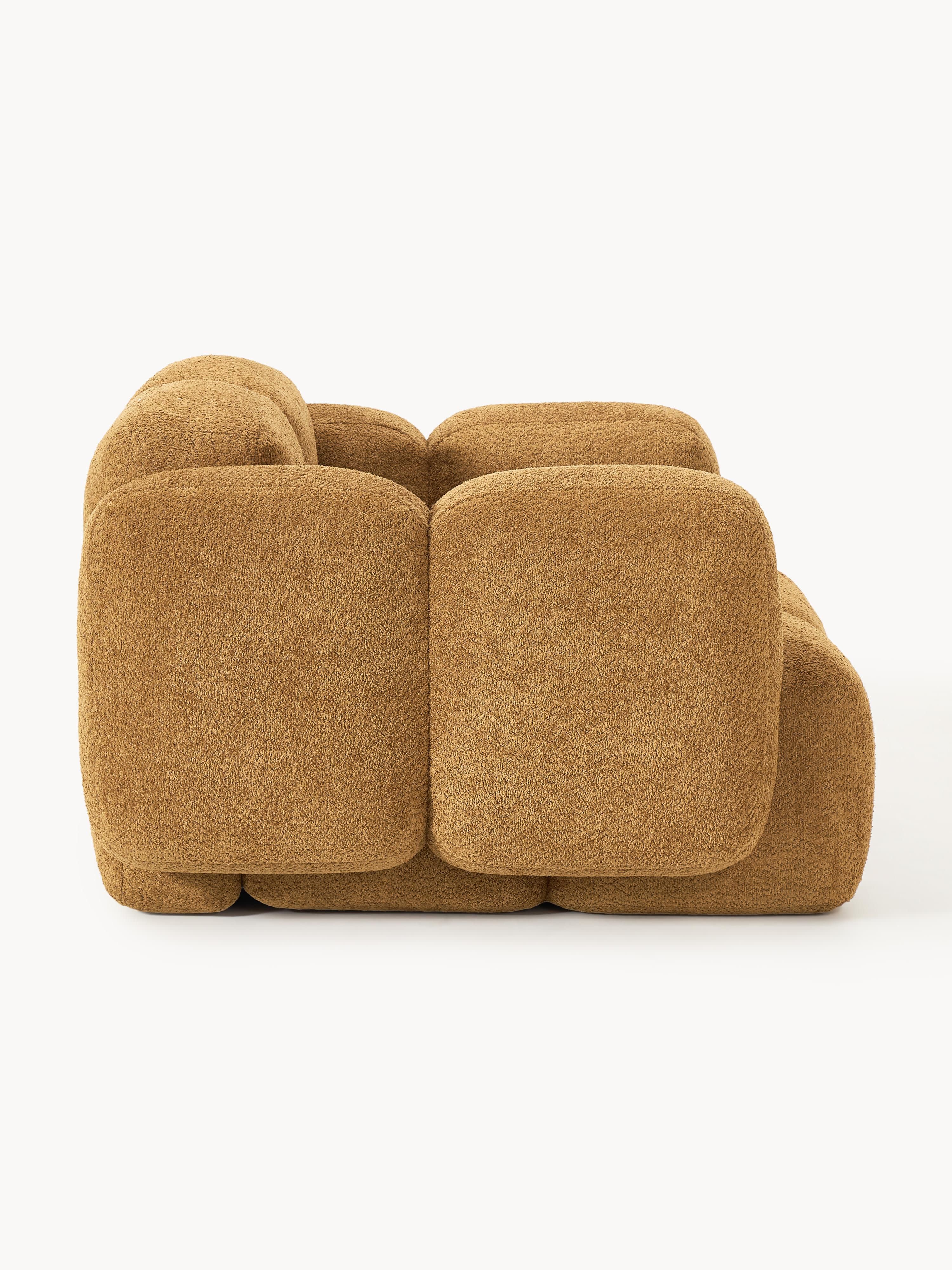 Loungesessel Tayla aus Teddy-Bouclé