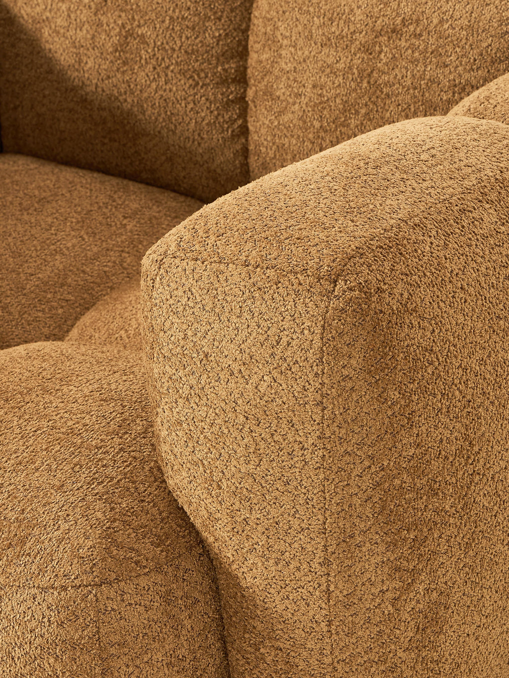 Loungesessel Tayla aus Teddy-Bouclé