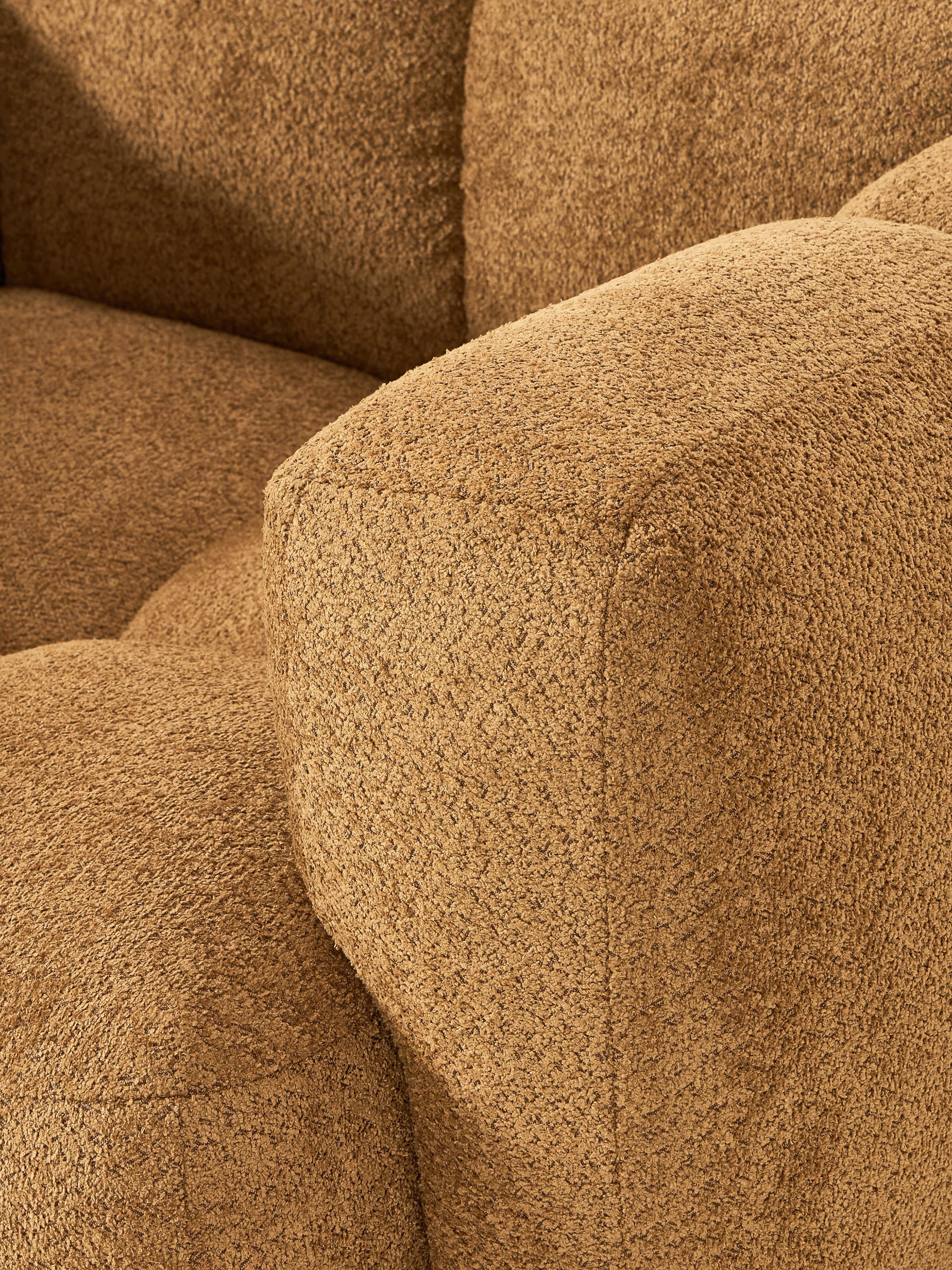 Loungesessel Tayla aus Teddy-Bouclé