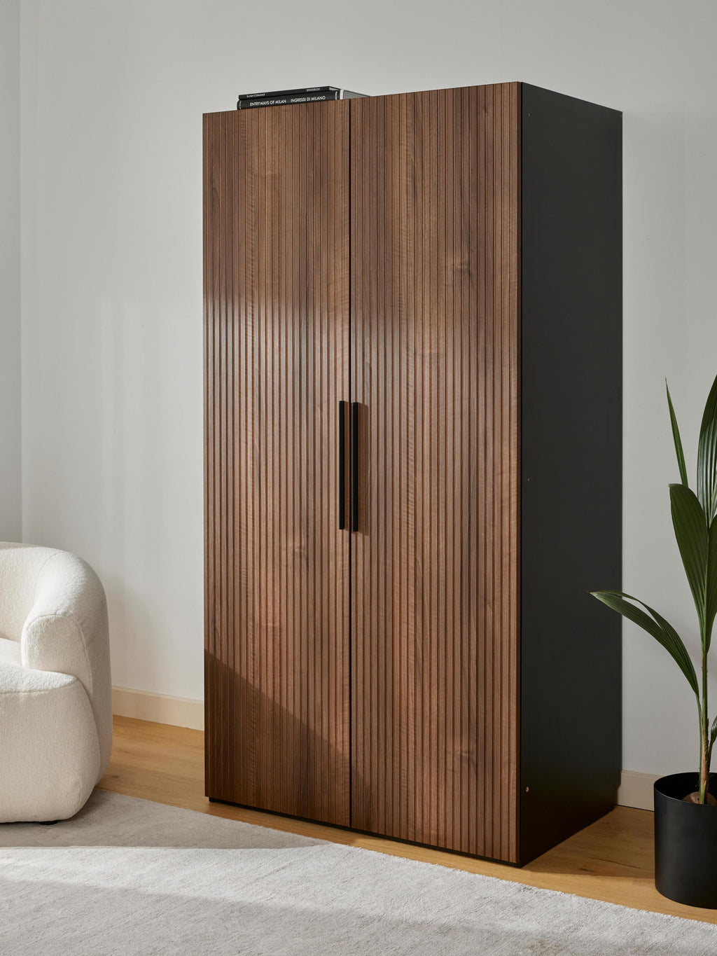 Modularer Drehtürenschrank Simone, 100 cm Breite, in verschiedenen Größen