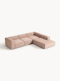 Galeriebild 1 - Modulares XL-Ecksofa Lennon (4-Sitzer) aus Leinen-Mix