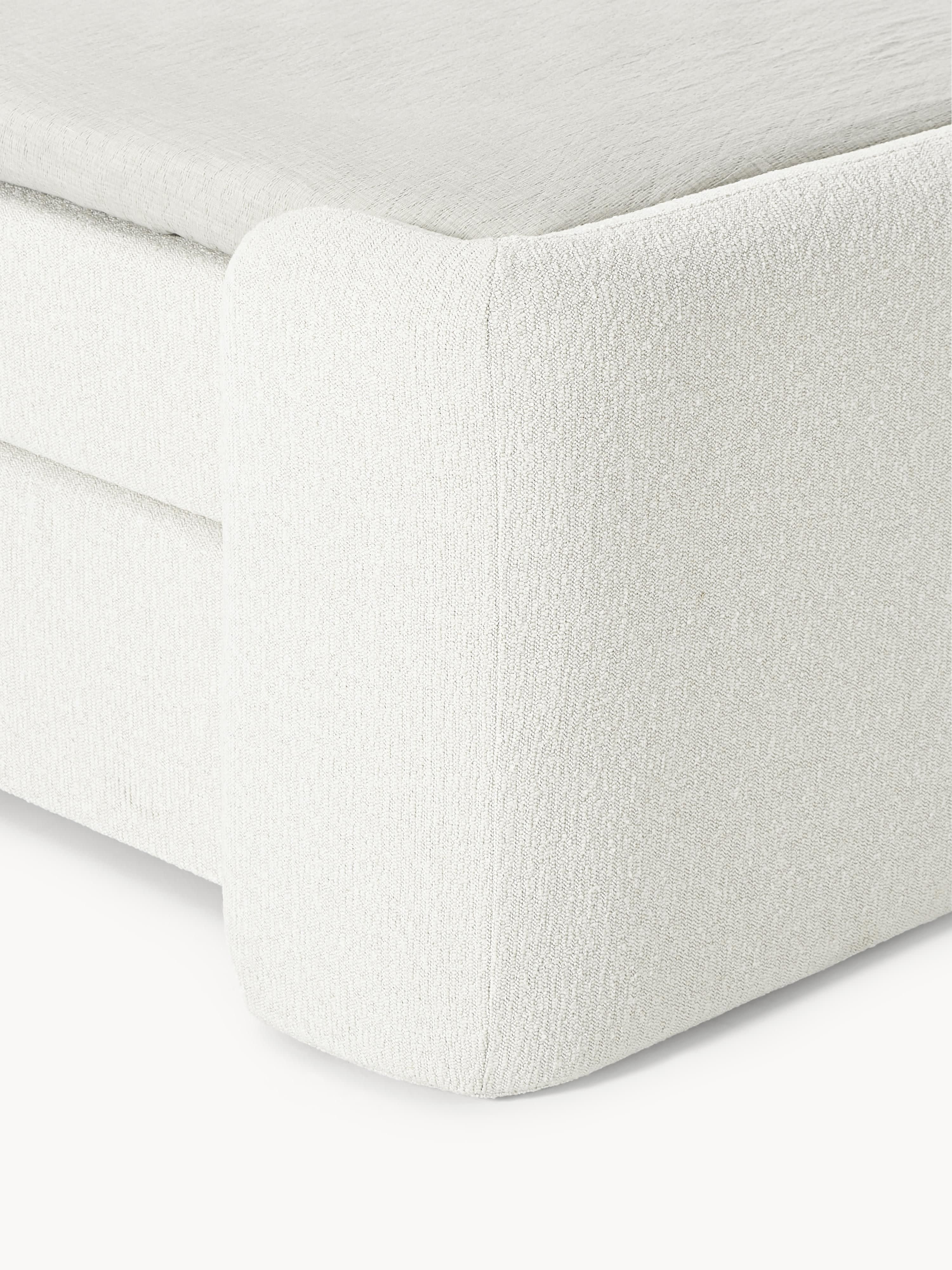 Bouclé-Boxspringbett Perla