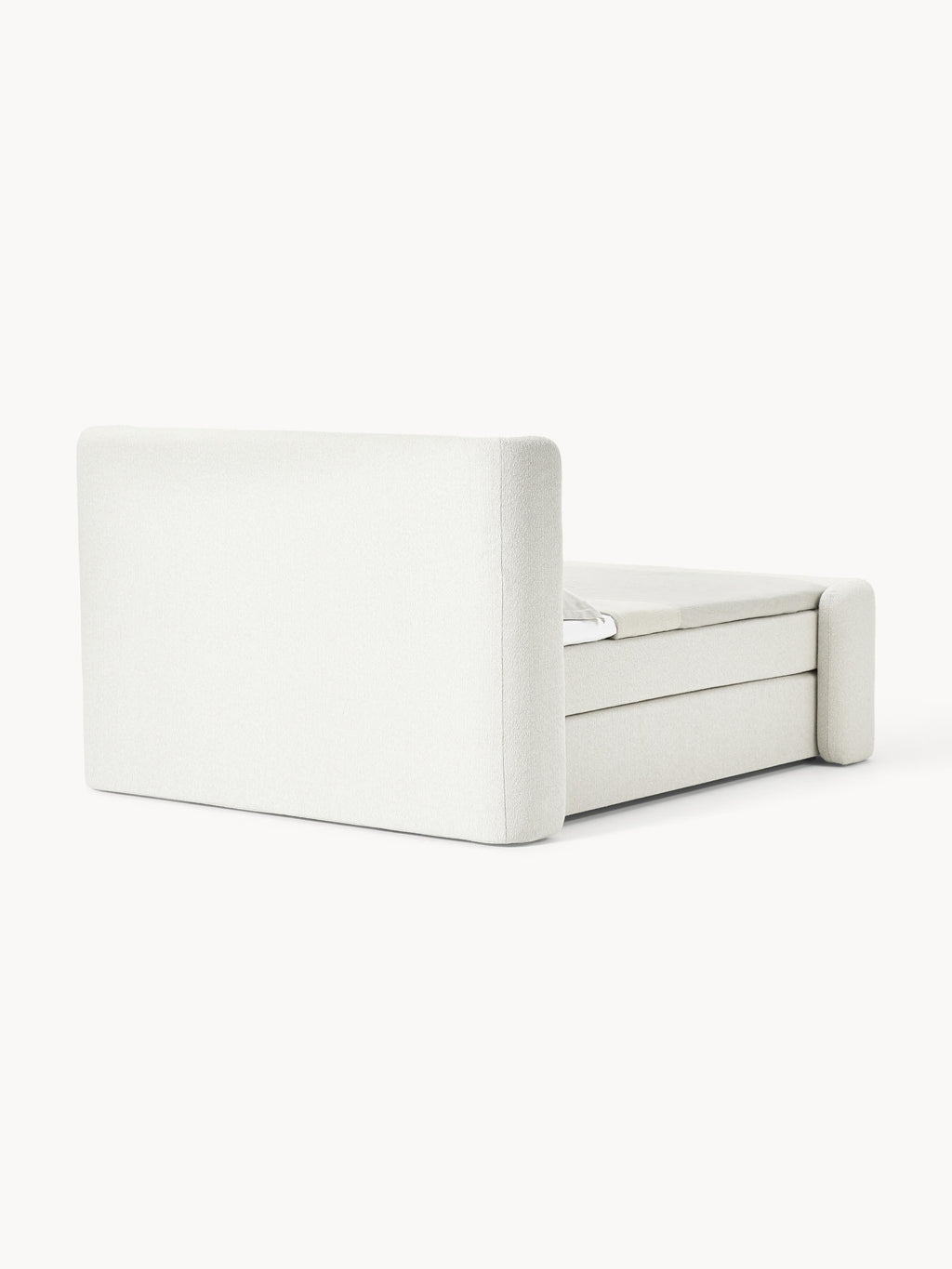 Bouclé-Boxspringbett Perla