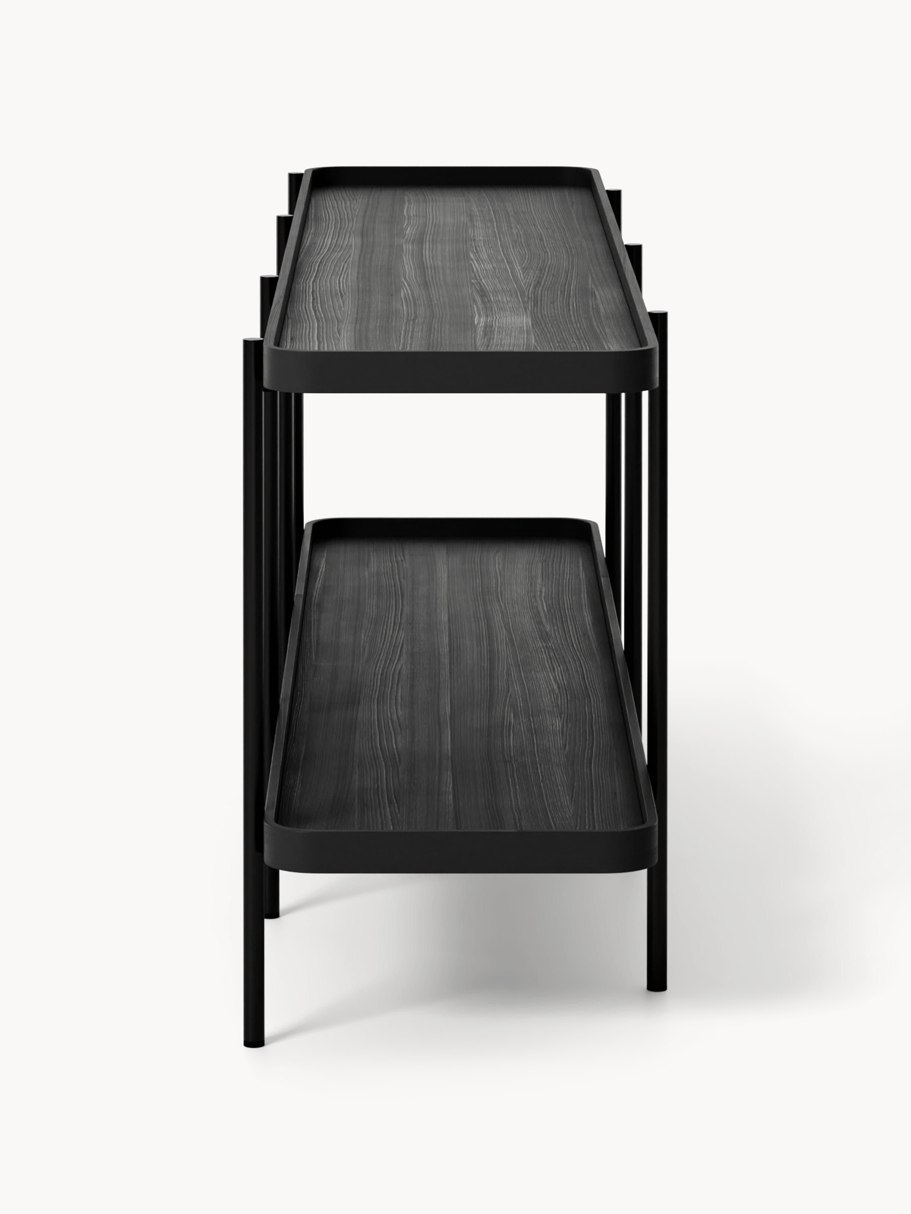 Niedriges Holz-Regal Renee