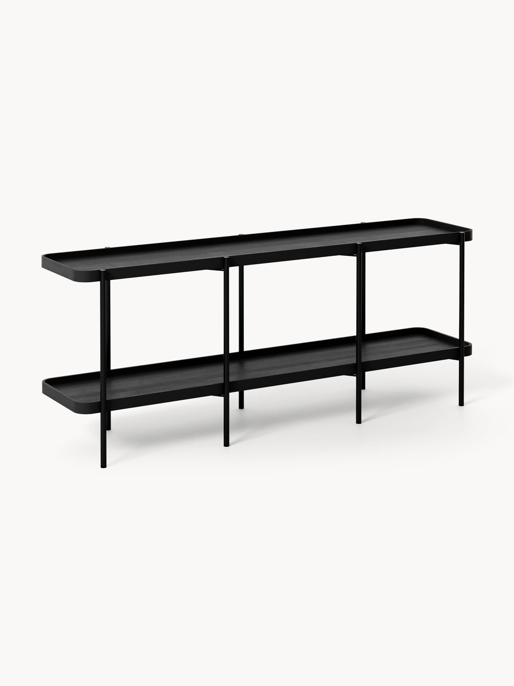 Niedriges Holz-Regal Renee