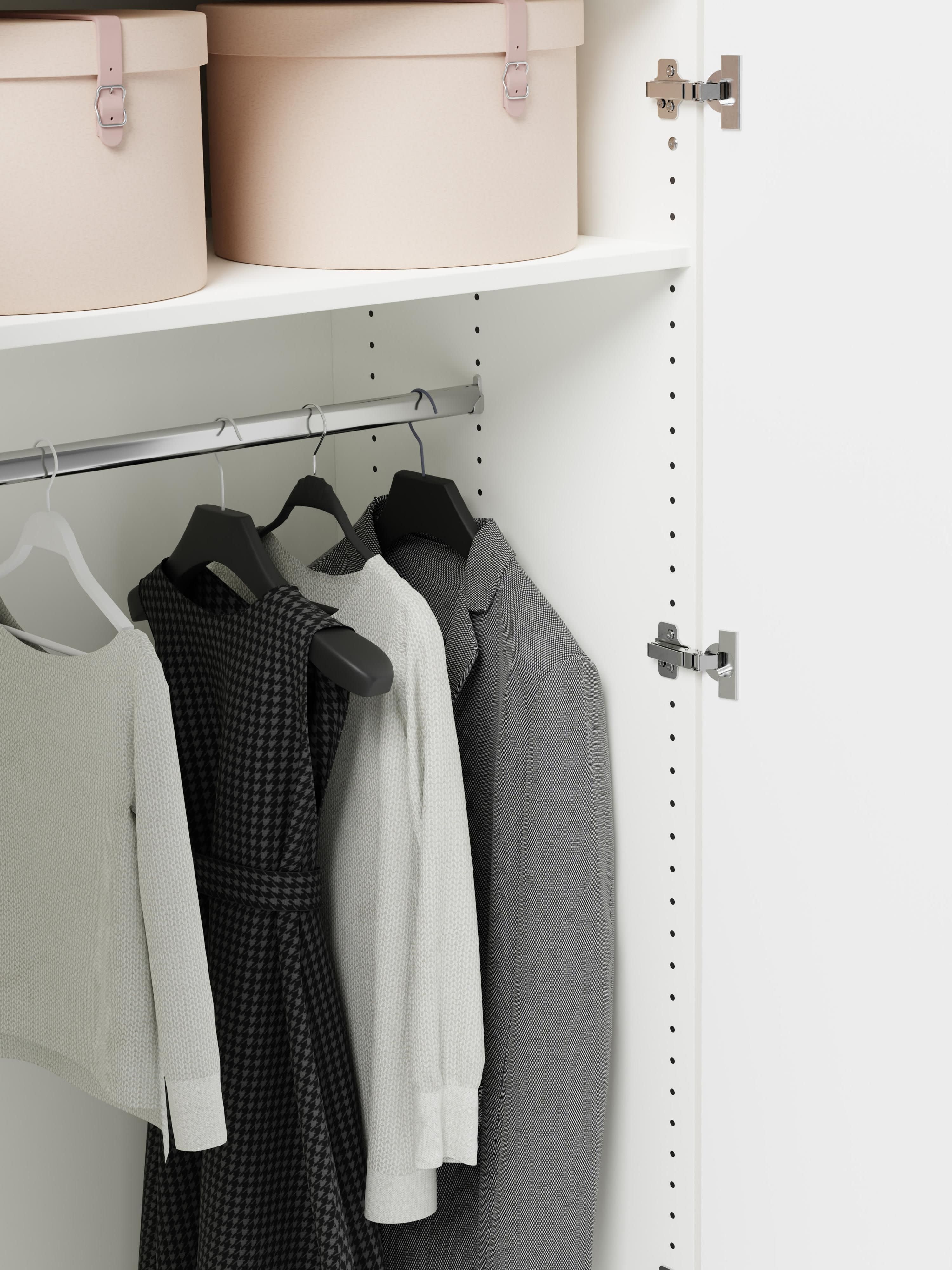 Modularer Drehtürenschrank Leon, 200 cm Breite, in verschiedenen Größen
