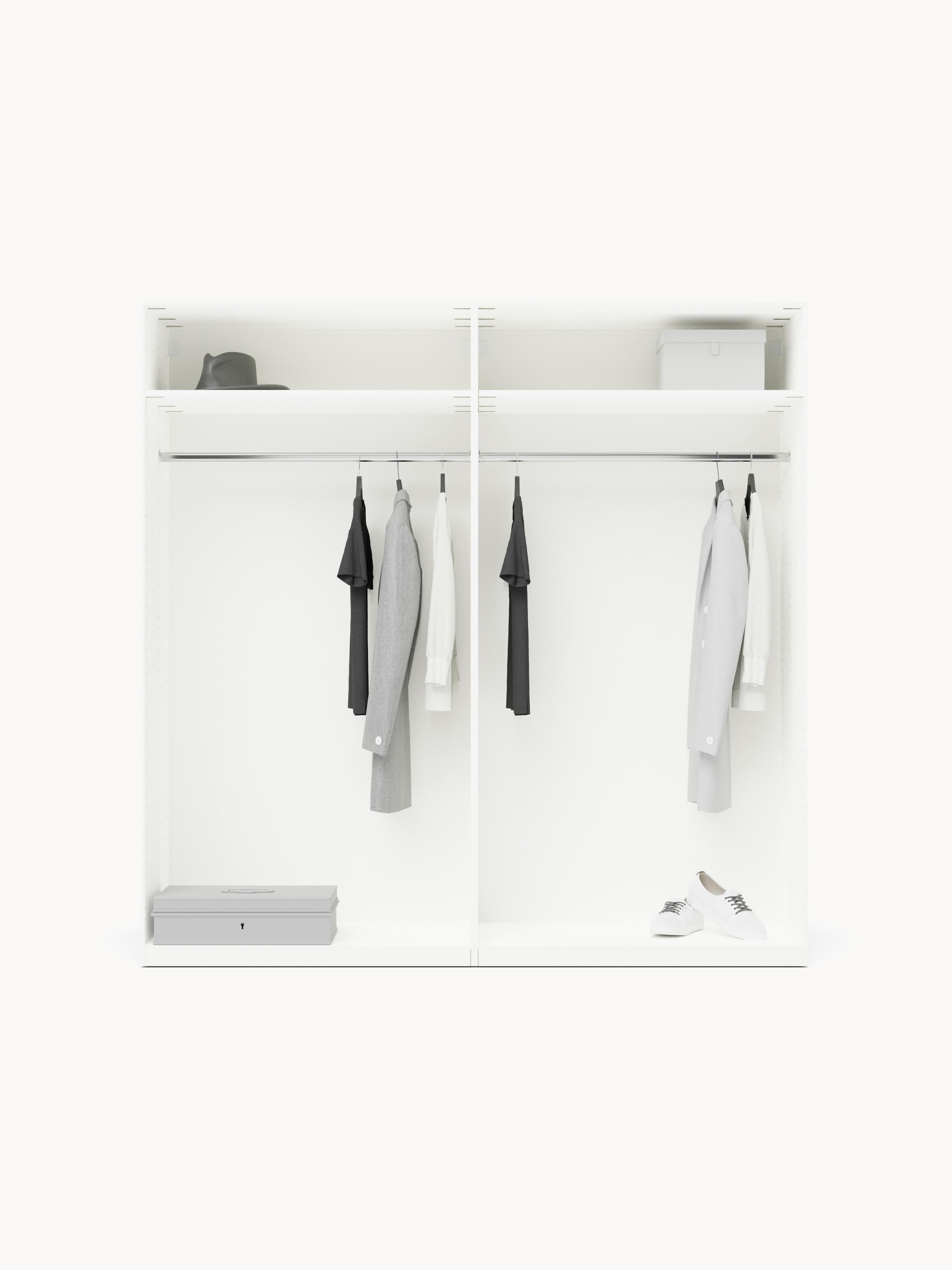 Modularer Drehtürenschrank Leon, 200 cm Breite, in verschiedenen Größen