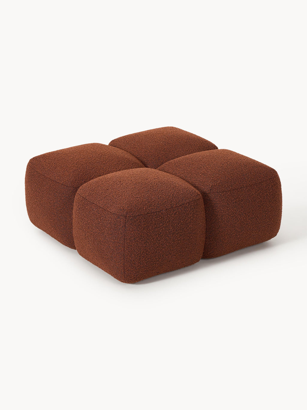 Sofa-Hocker Tayla aus Bouclé