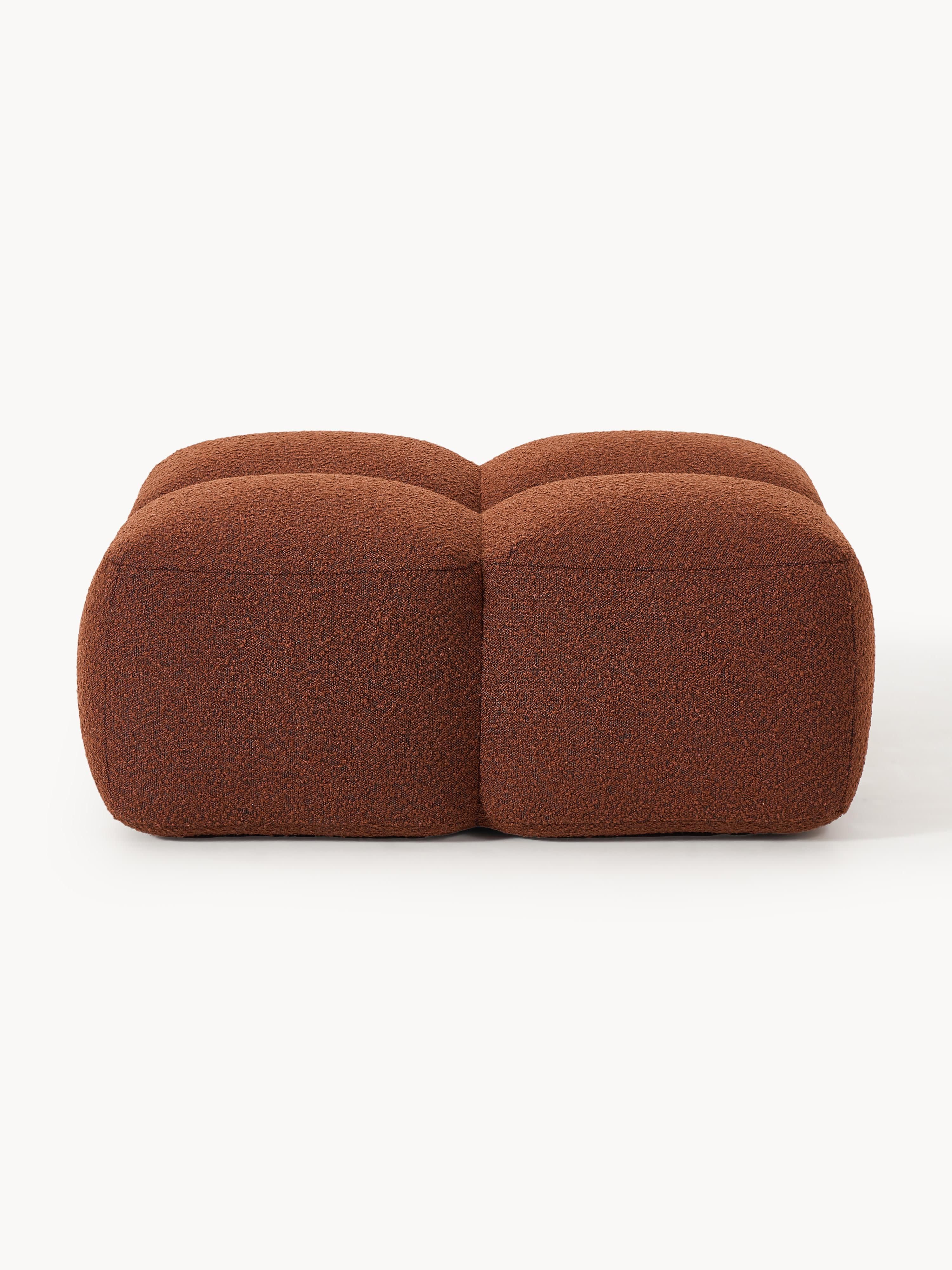 Sofa-Hocker Tayla aus Bouclé