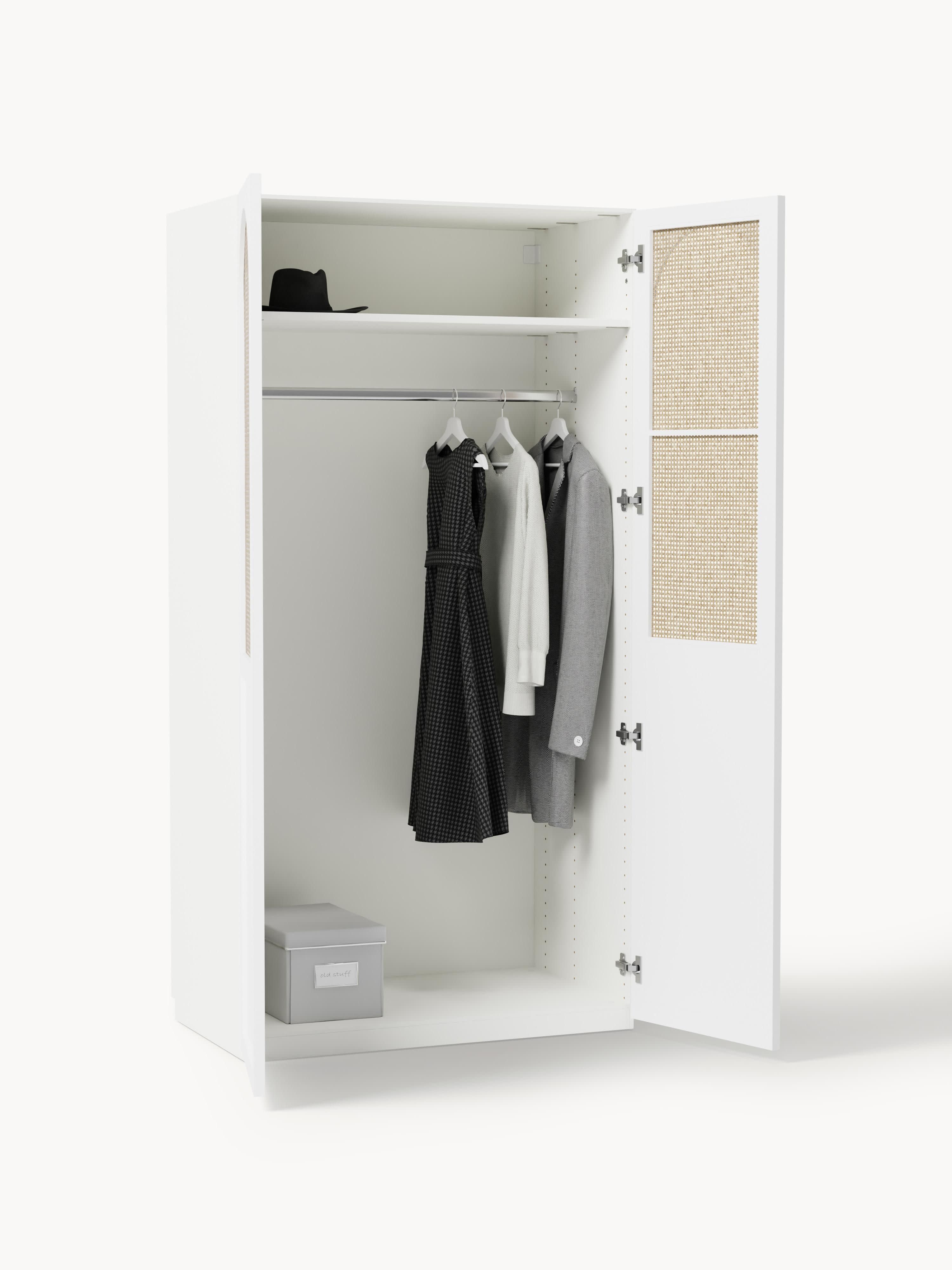Modularer Drehtürenschrank Jeanne, 100 cm Breite, in verschiedenen Größen
