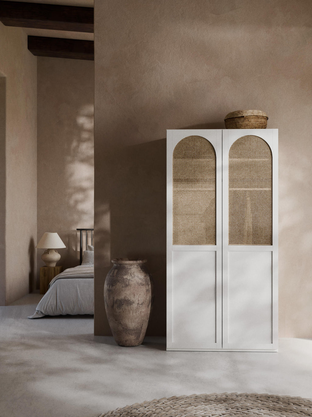 Modularer Drehtürenschrank Jeanne, 100 cm Breite, in verschiedenen Größen