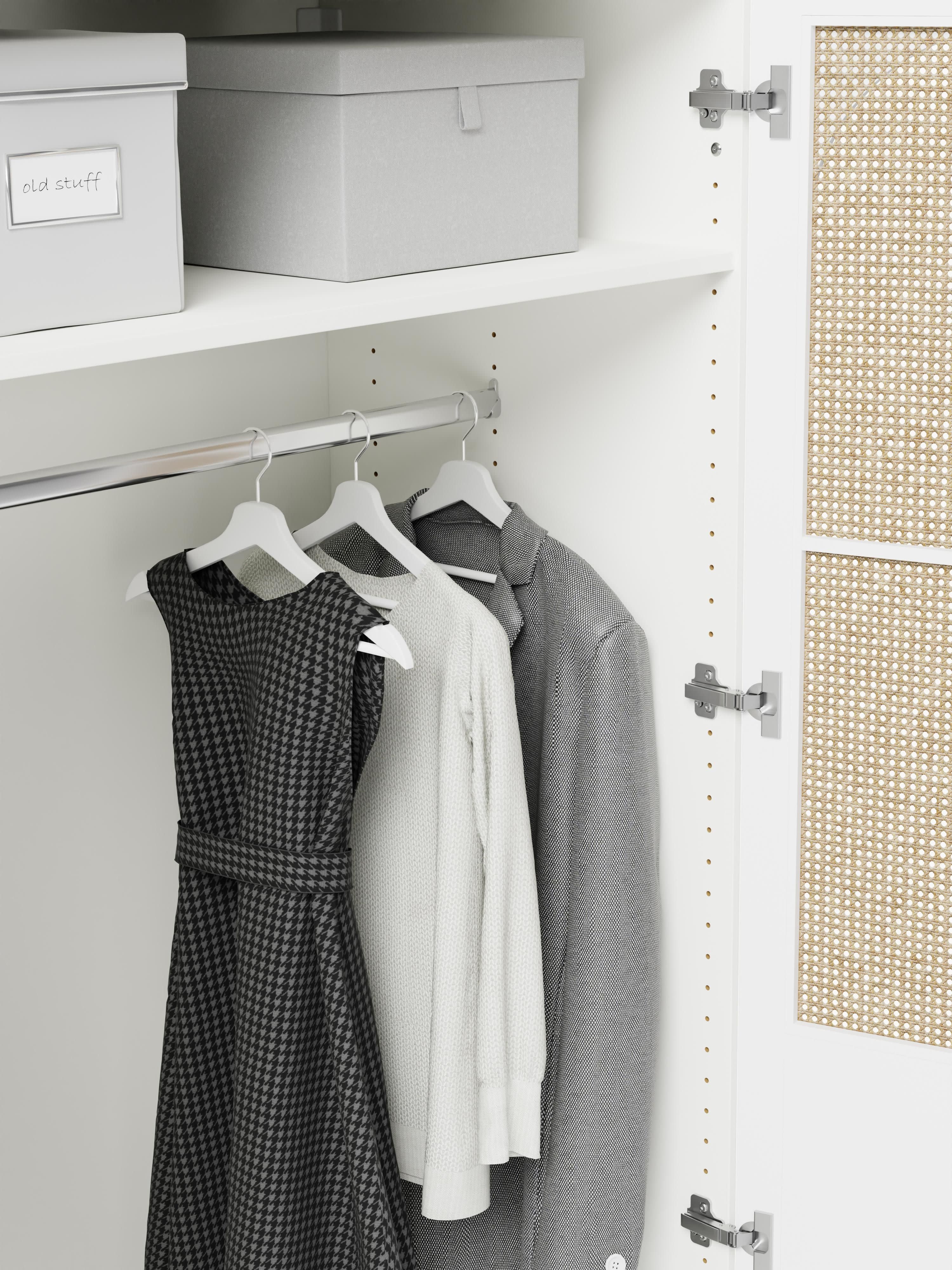 Modularer Drehtürenschrank Jeanne, 100 cm Breite, in verschiedenen Größen