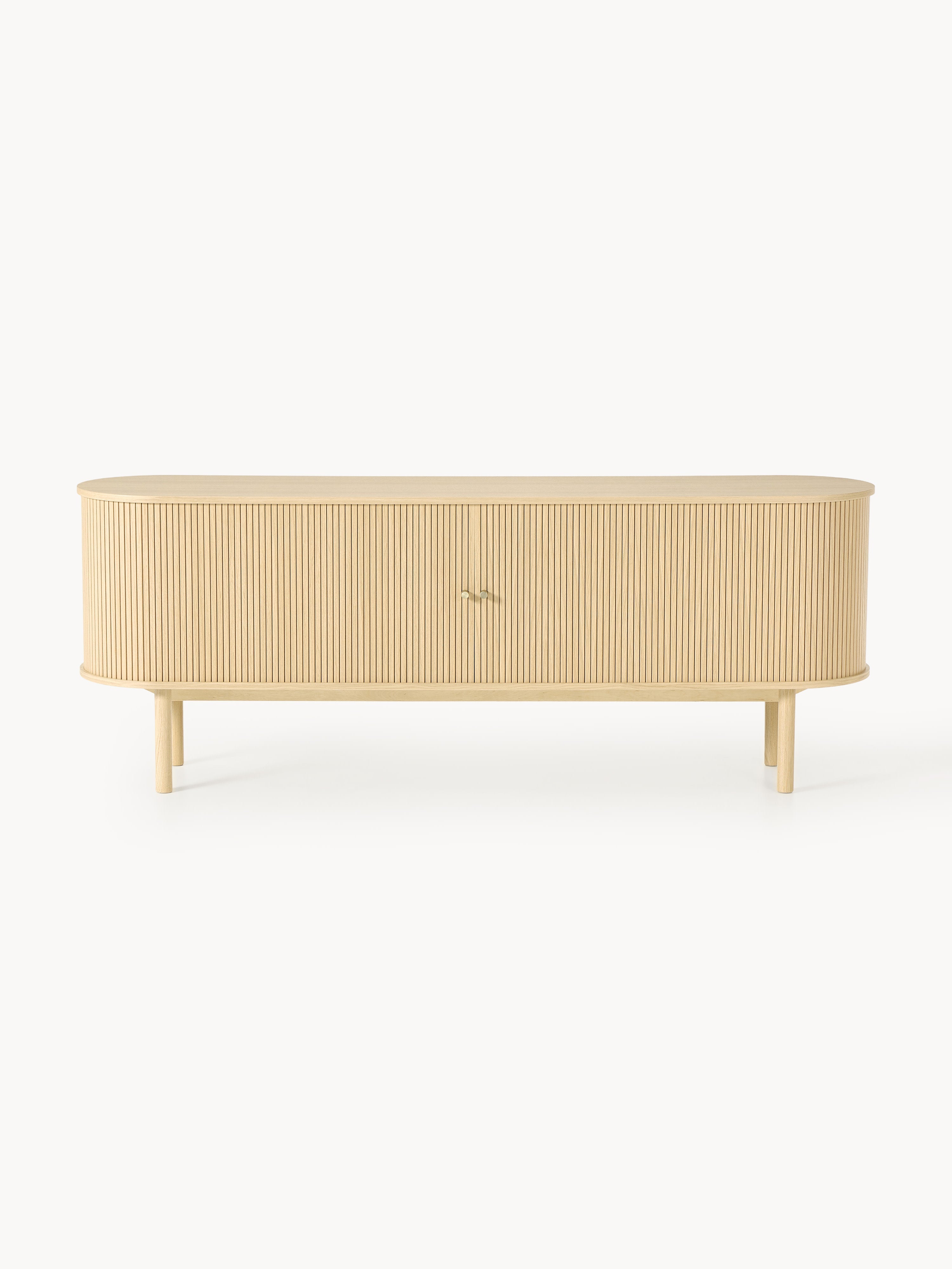 XL Sideboard Calary mit geriffelter Front