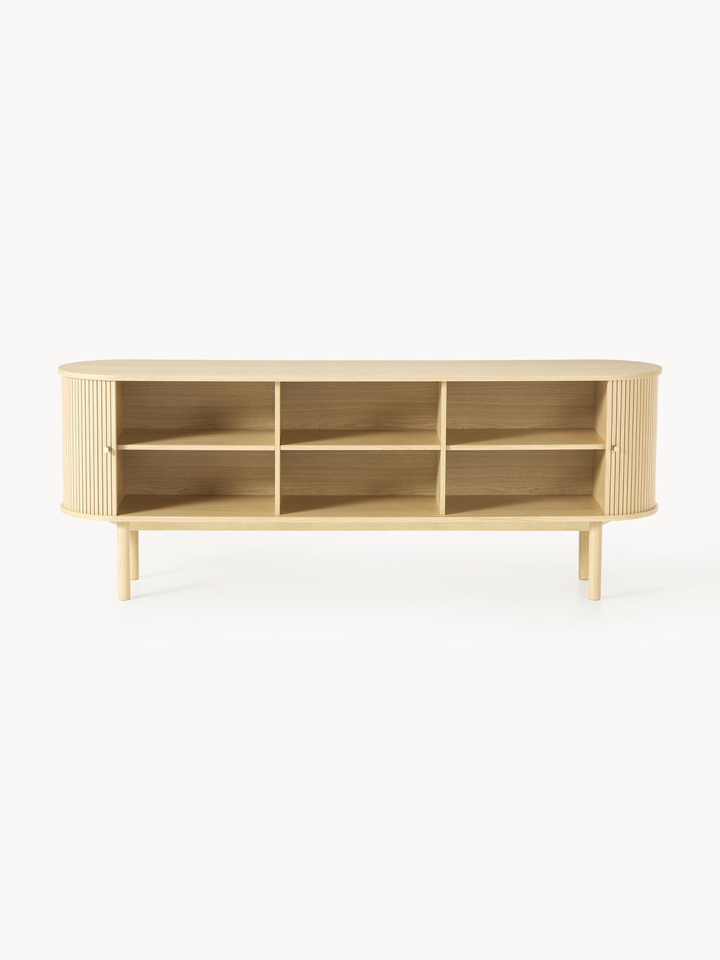 XL Sideboard Calary mit geriffelter Front