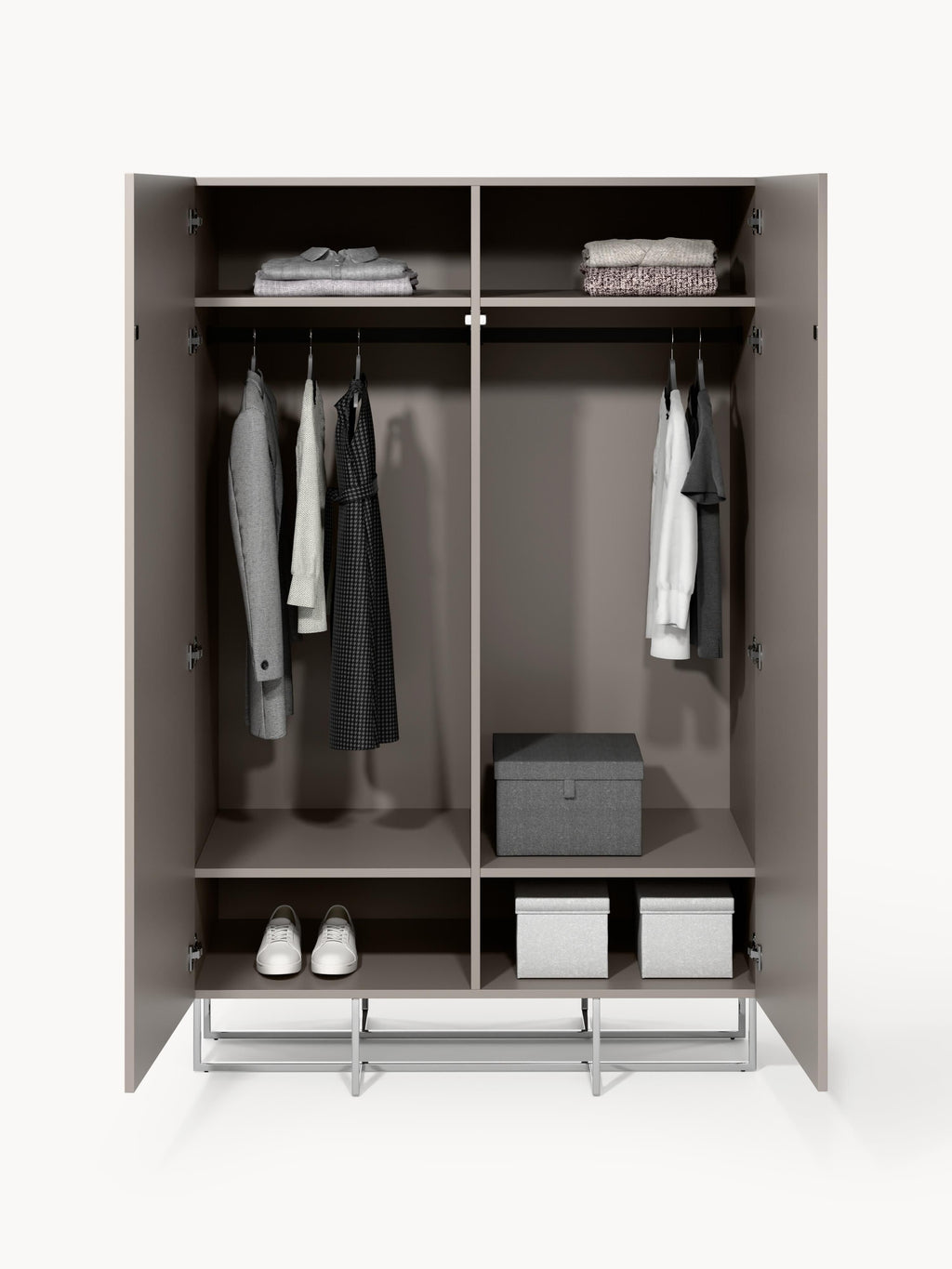Kleiner Holz-Kleiderschrank Joe