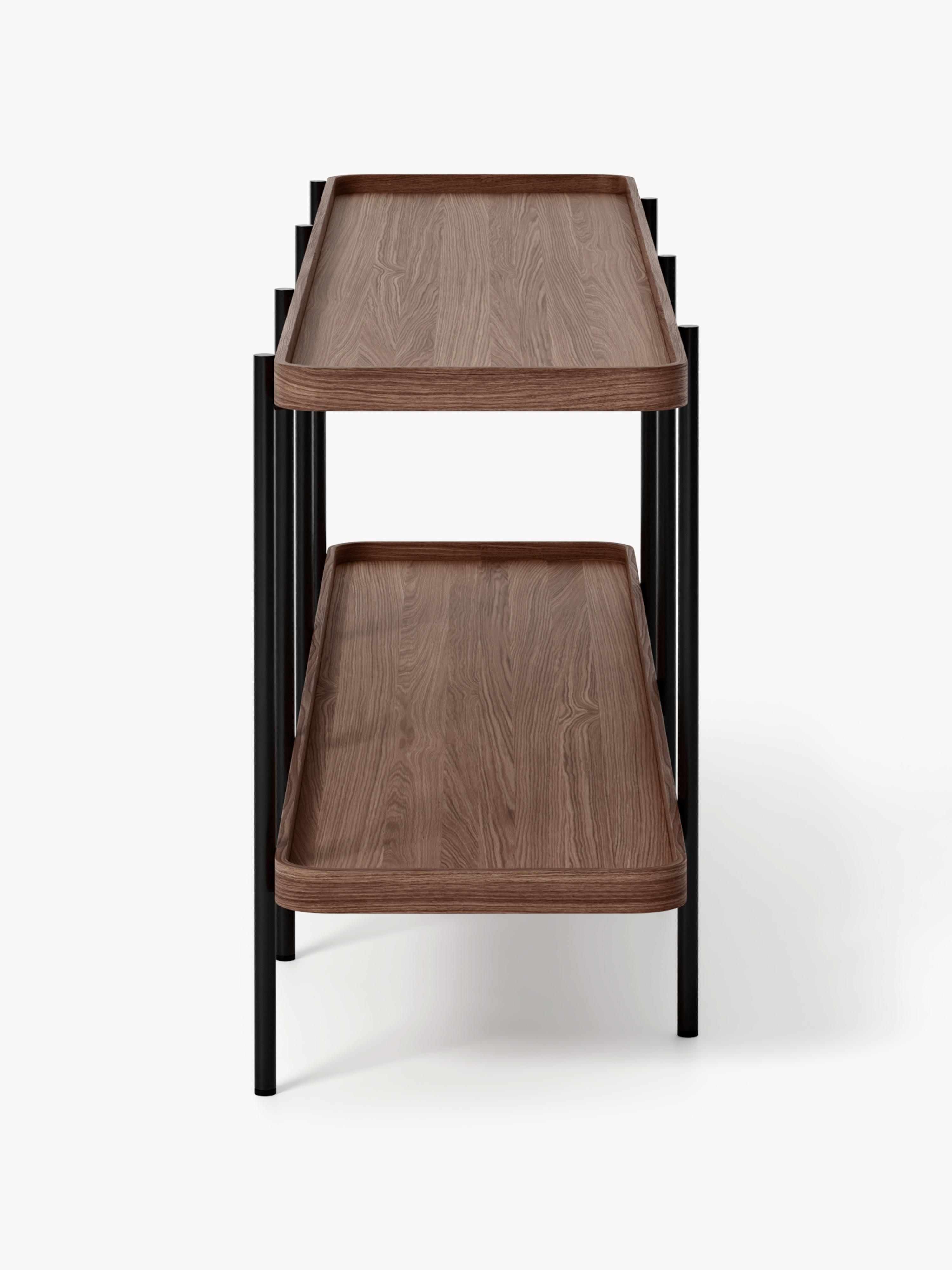 Niedriges Holz-Regal Renee