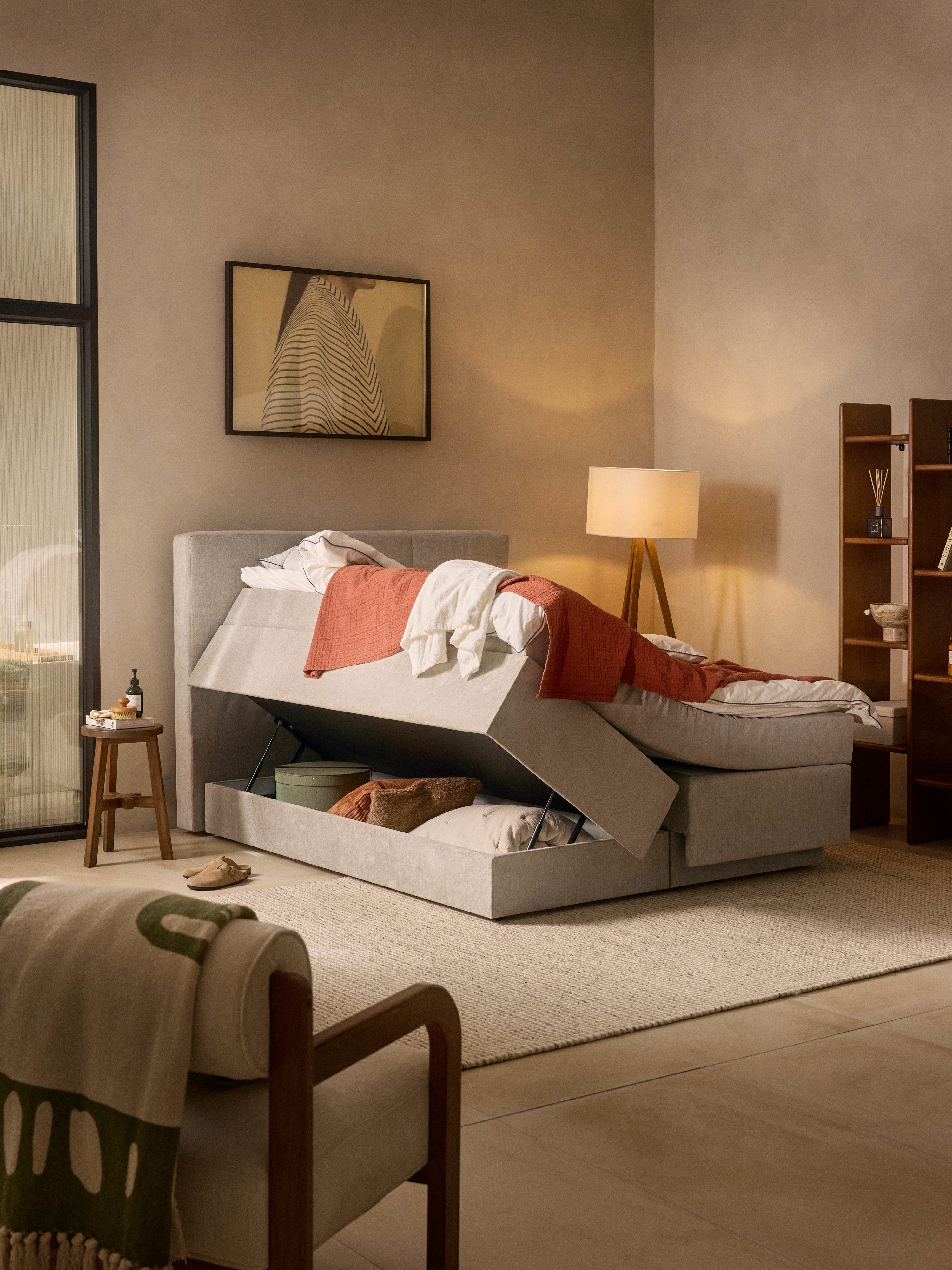 Boxspringbett Oberon mit Stauraum