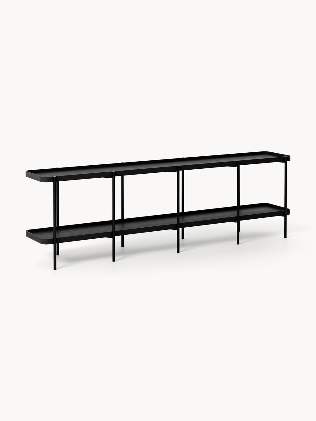 Niedriges Holz-Regal Renee