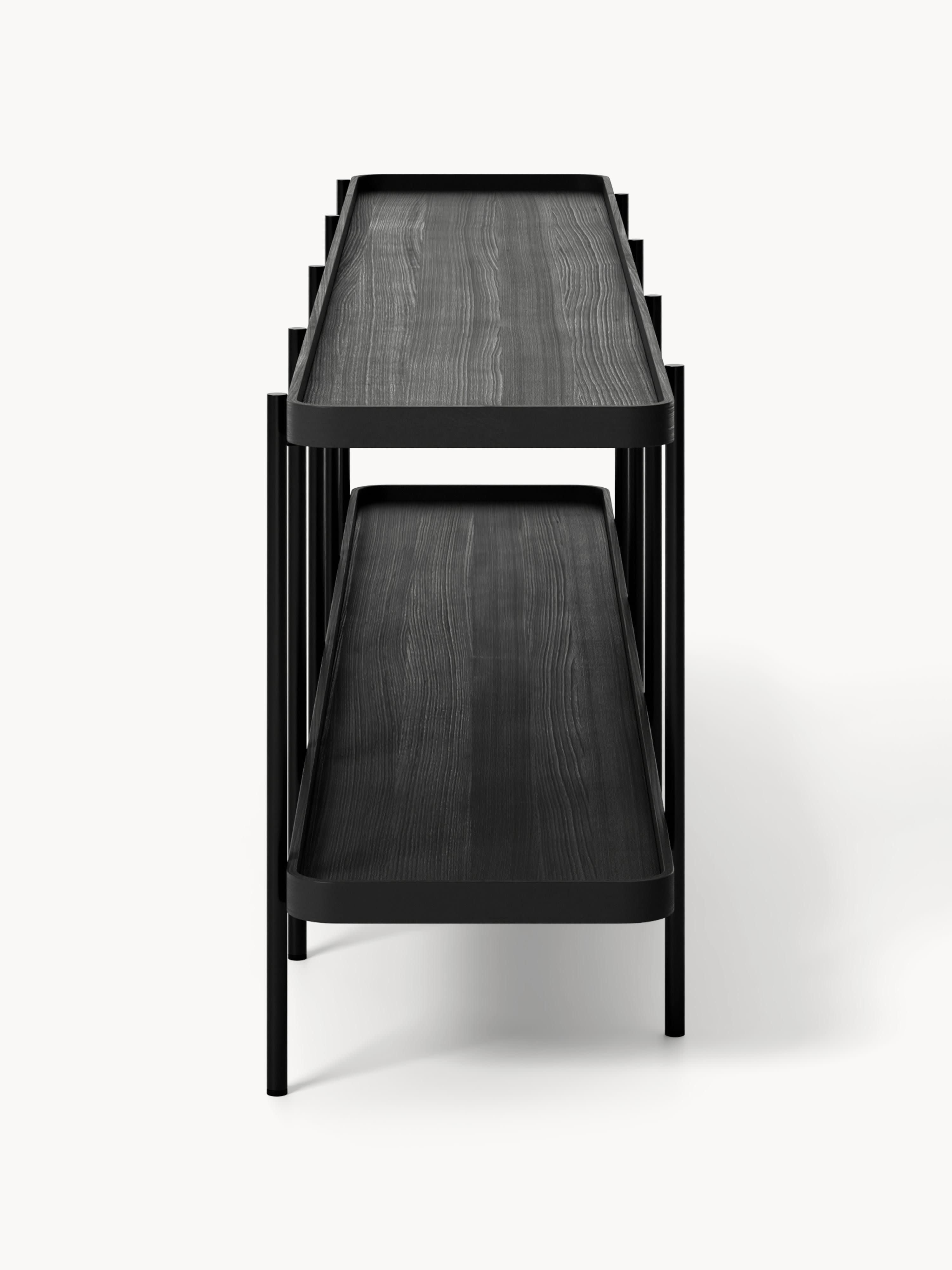 Niedriges Holz-Regal Renee