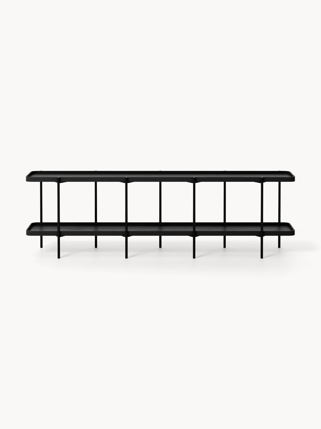 Niedriges Holz-Regal Renee