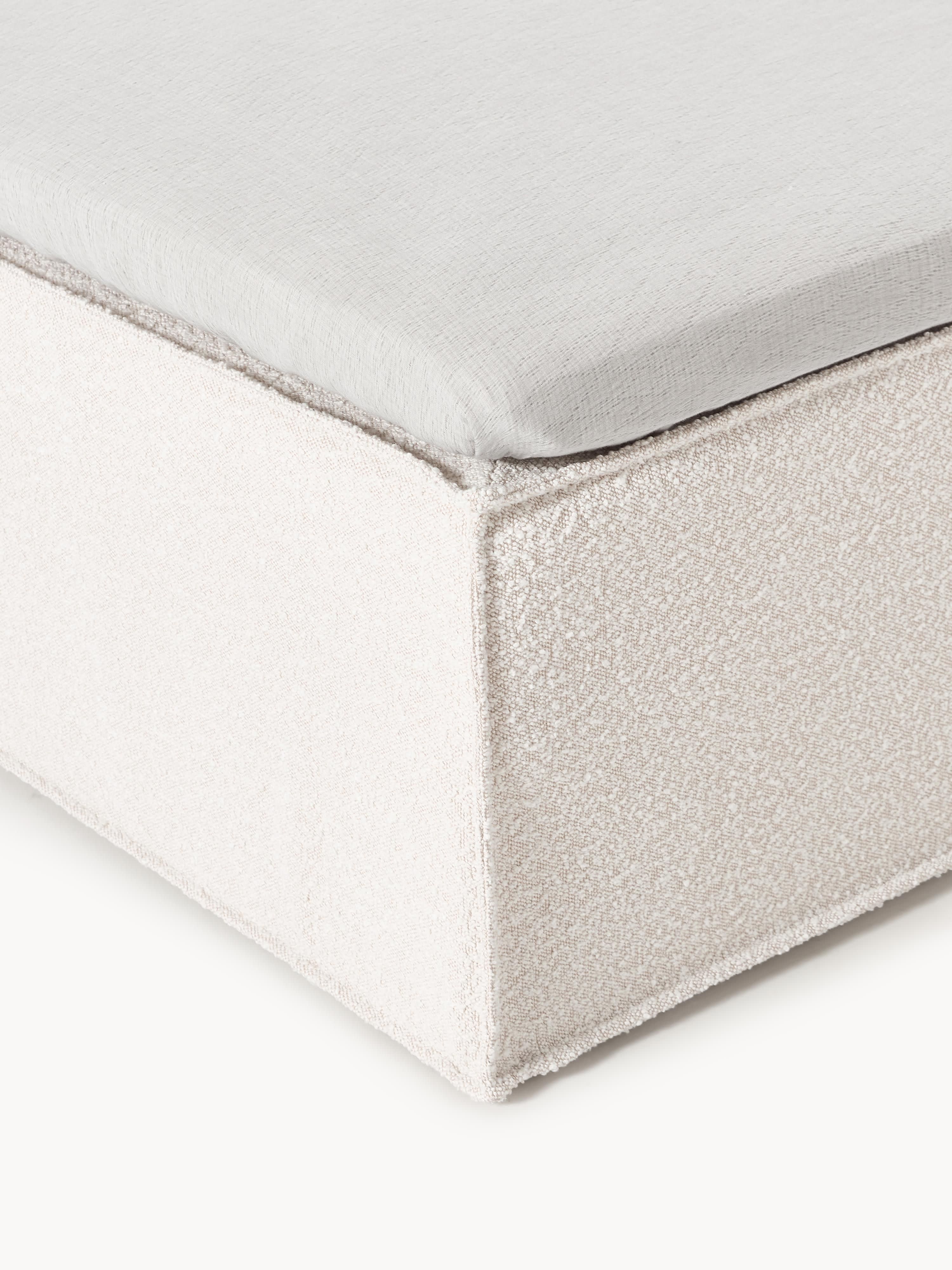 Bouclé-Boxspringbett Lennon