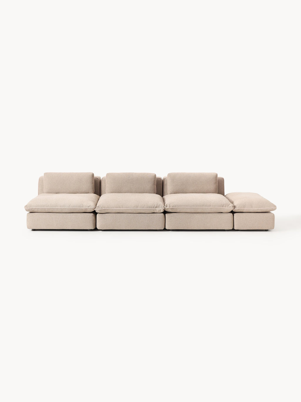 Galeriebild 1 - Modulares XL-Sofa Felix (3-Sitzer) mit Hocker