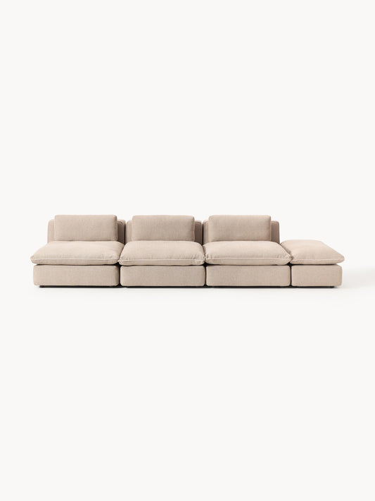 Galeriebild 1 - Modulares XL-Sofa Felix (3-Sitzer) mit Hocker