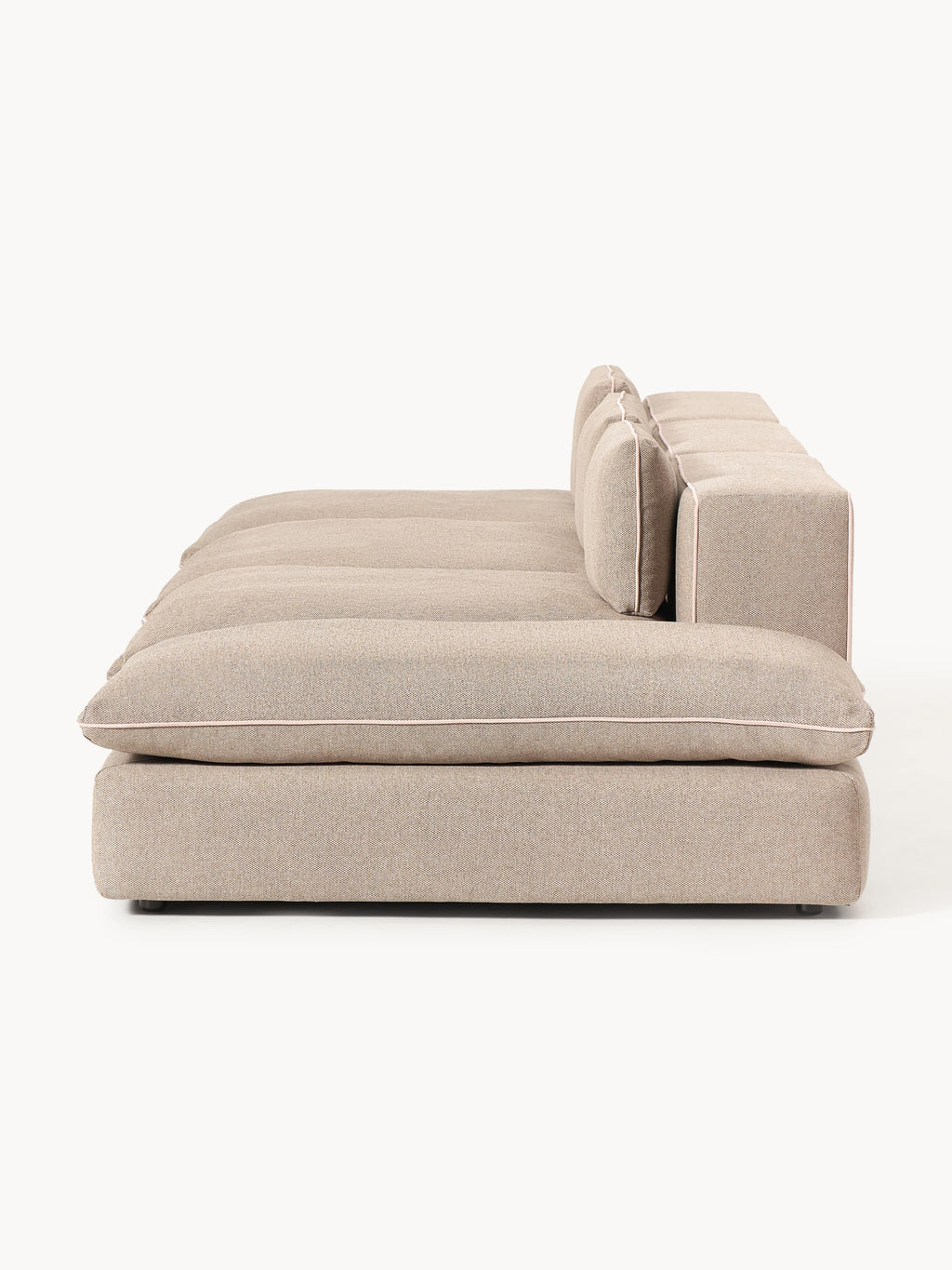 Modulares XL-Sofa Felix (3-Sitzer) mit Hocker