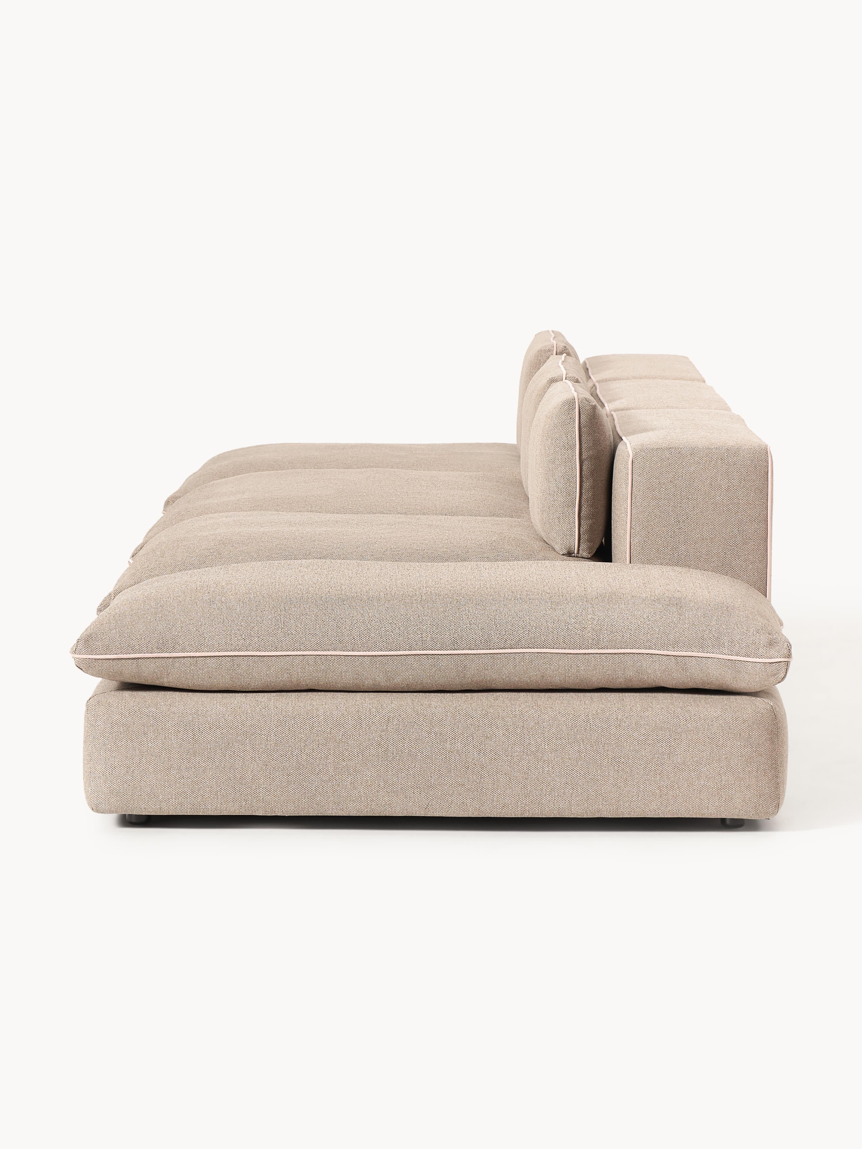 Modulares XL-Sofa Felix (3-Sitzer) mit Hocker