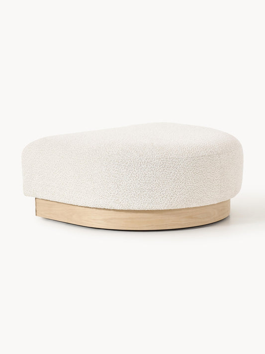 Galeriebild 1 - Sofa-Hocker Natalie aus Teddy-Bouclé
