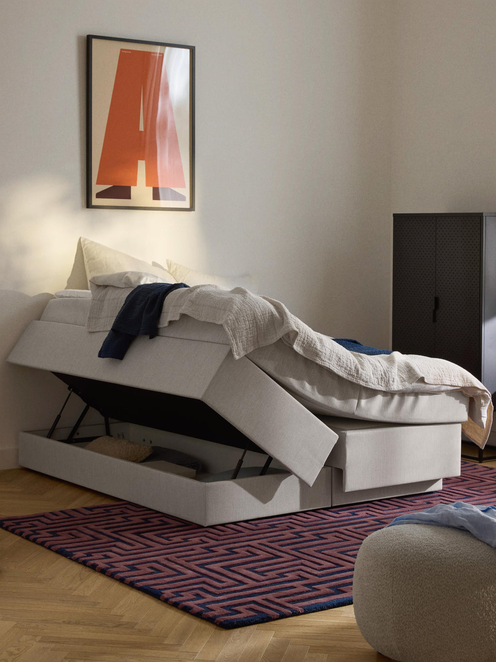 Boxspringbett Enya mit Stauraum