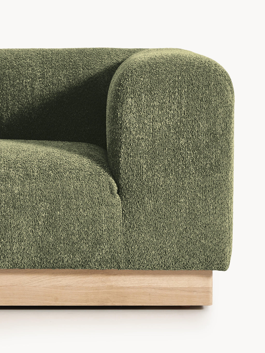 Eckmodul Natalie aus Teddy-Bouclé