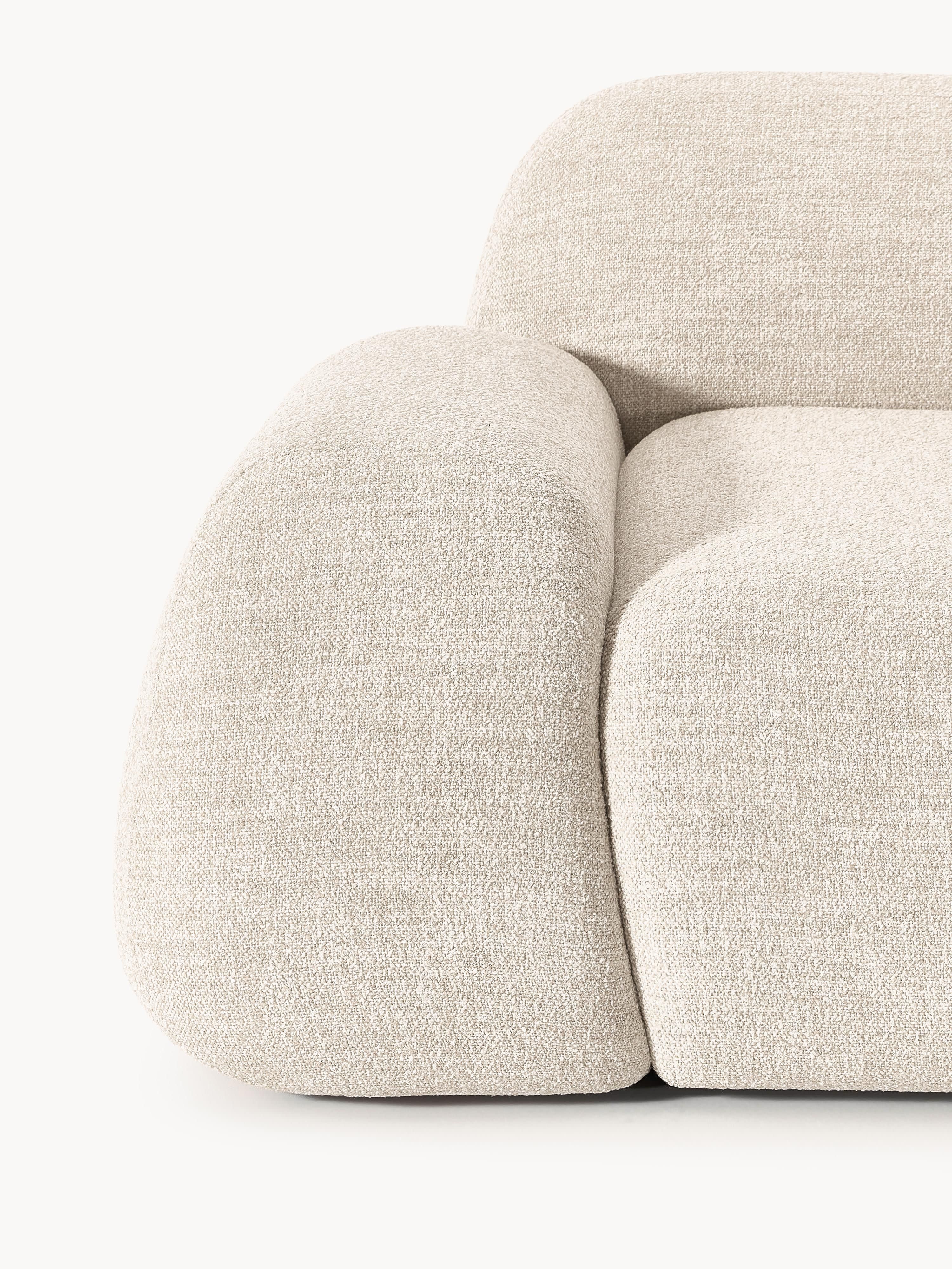 Modulares Bouclé-Sofa Wolke (4-Sitzer)