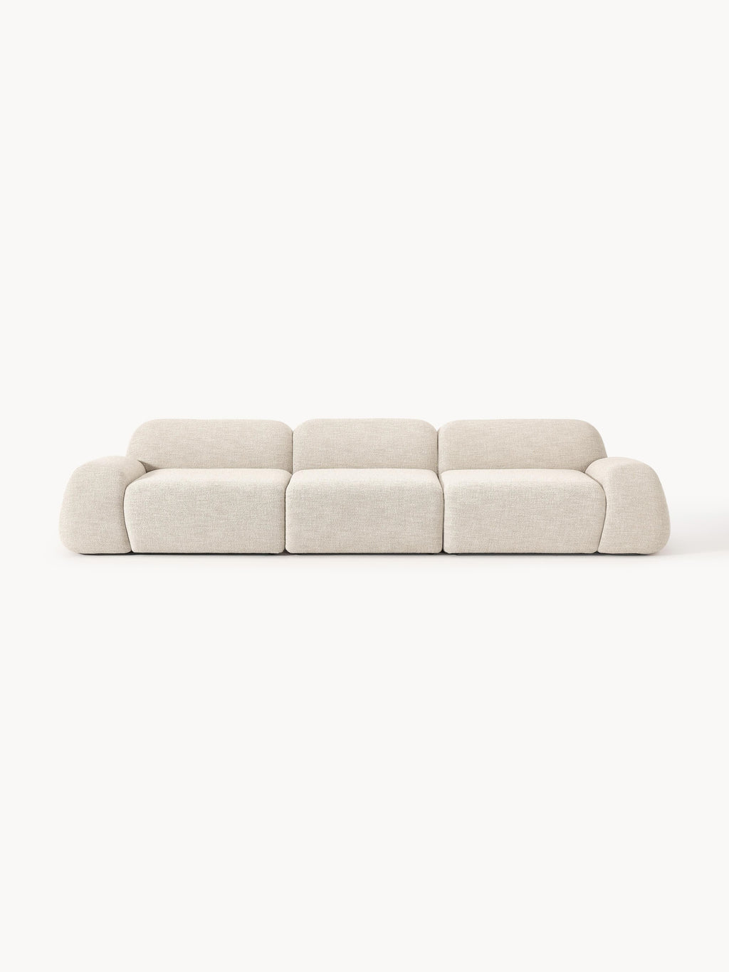 Galeriebild 1 - Modulares Bouclé-Sofa Wolke (4-Sitzer)