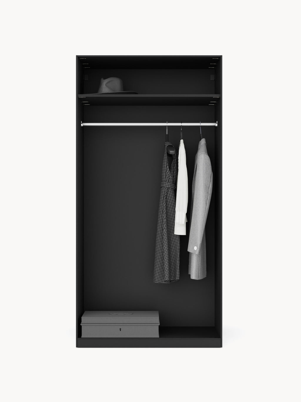 Modularer Drehtürenschrank Leon, 100 cm Breite, in verschiedenen Größen