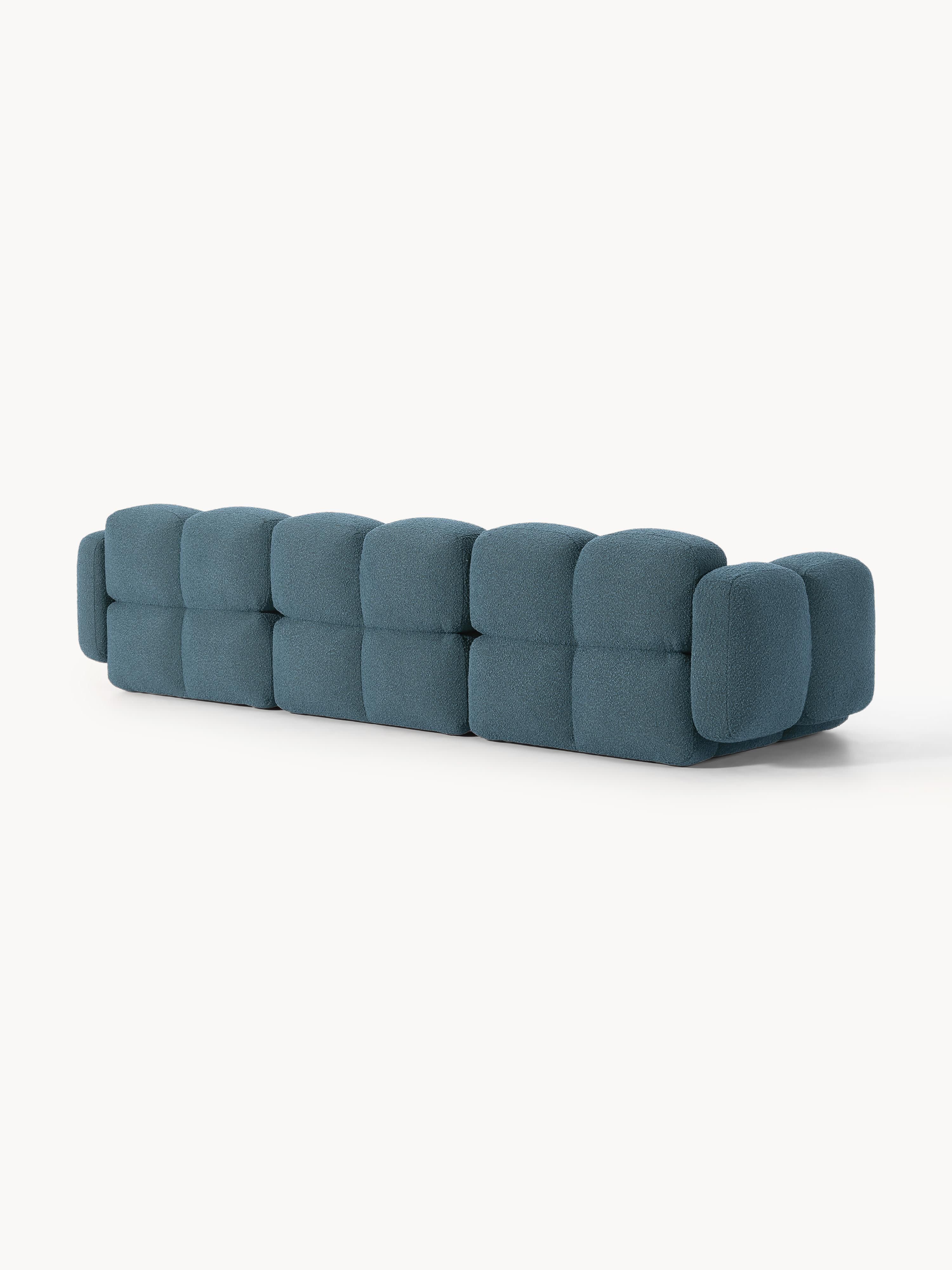 Modulares Sofa Tayla (4-Sitzer) aus Bouclé