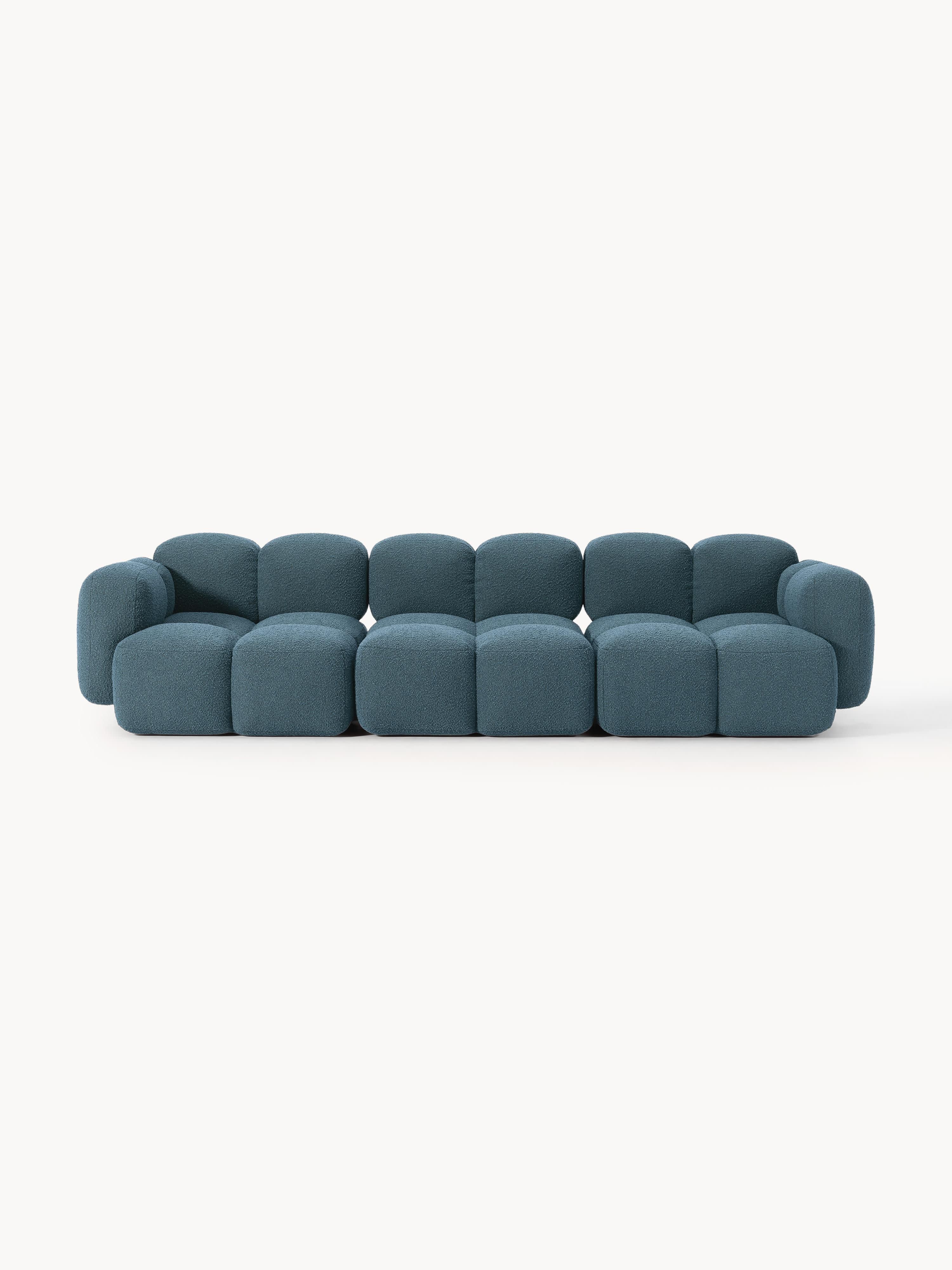 Galeriebild 1 - Modulares Sofa Tayla (4-Sitzer) aus Bouclé