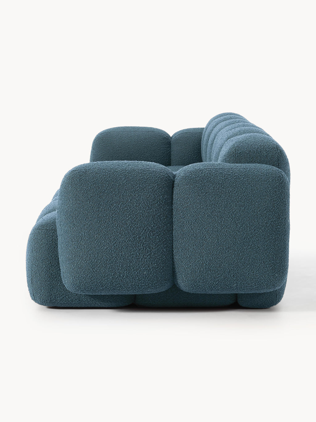 Modulares Sofa Tayla (4-Sitzer) aus Bouclé