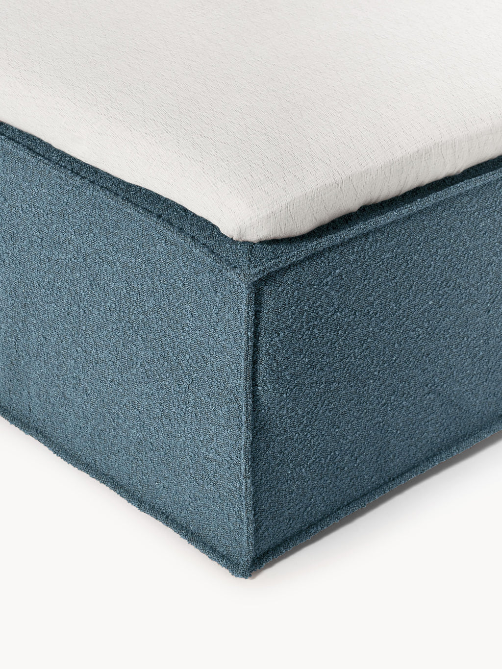 Bouclé-Boxspringbett Lennon