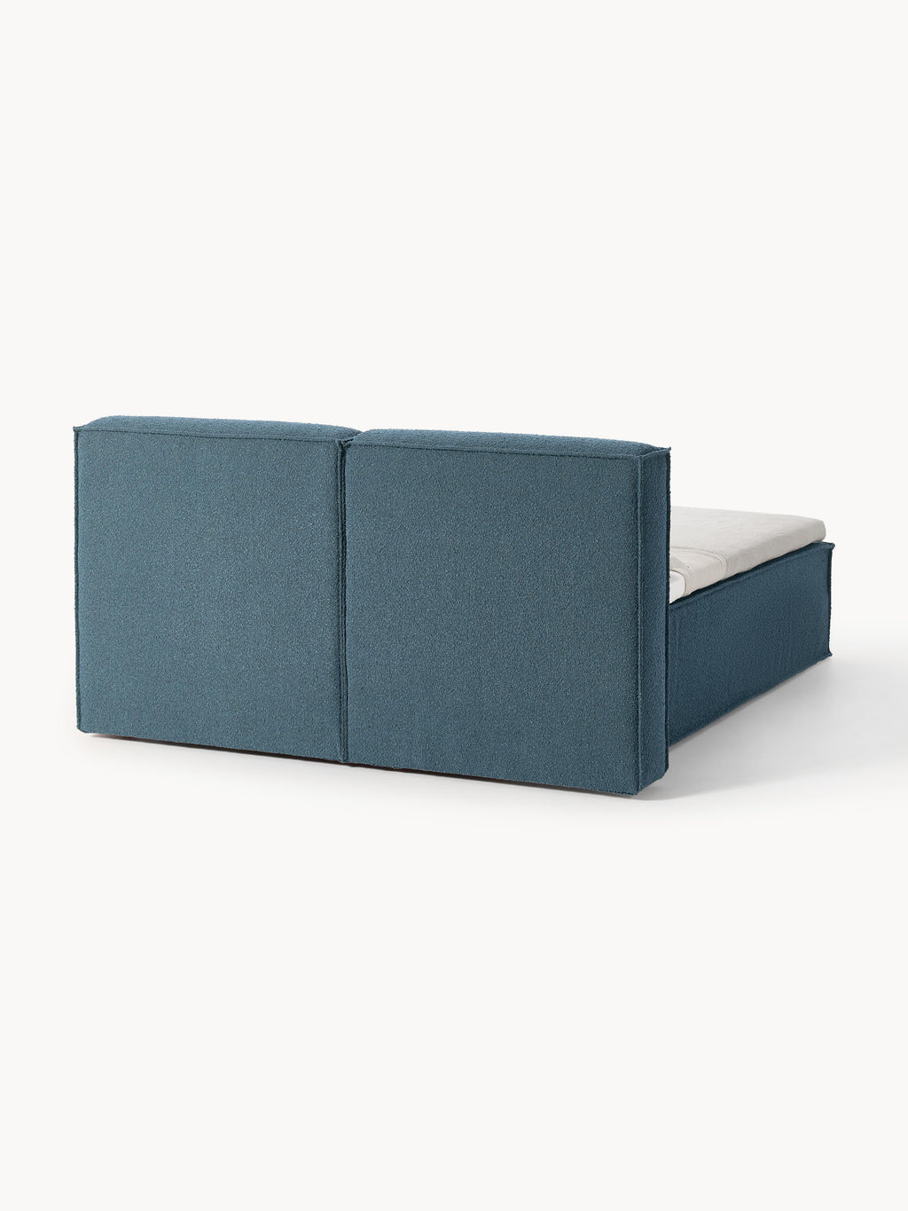 Bouclé-Boxspringbett Lennon
