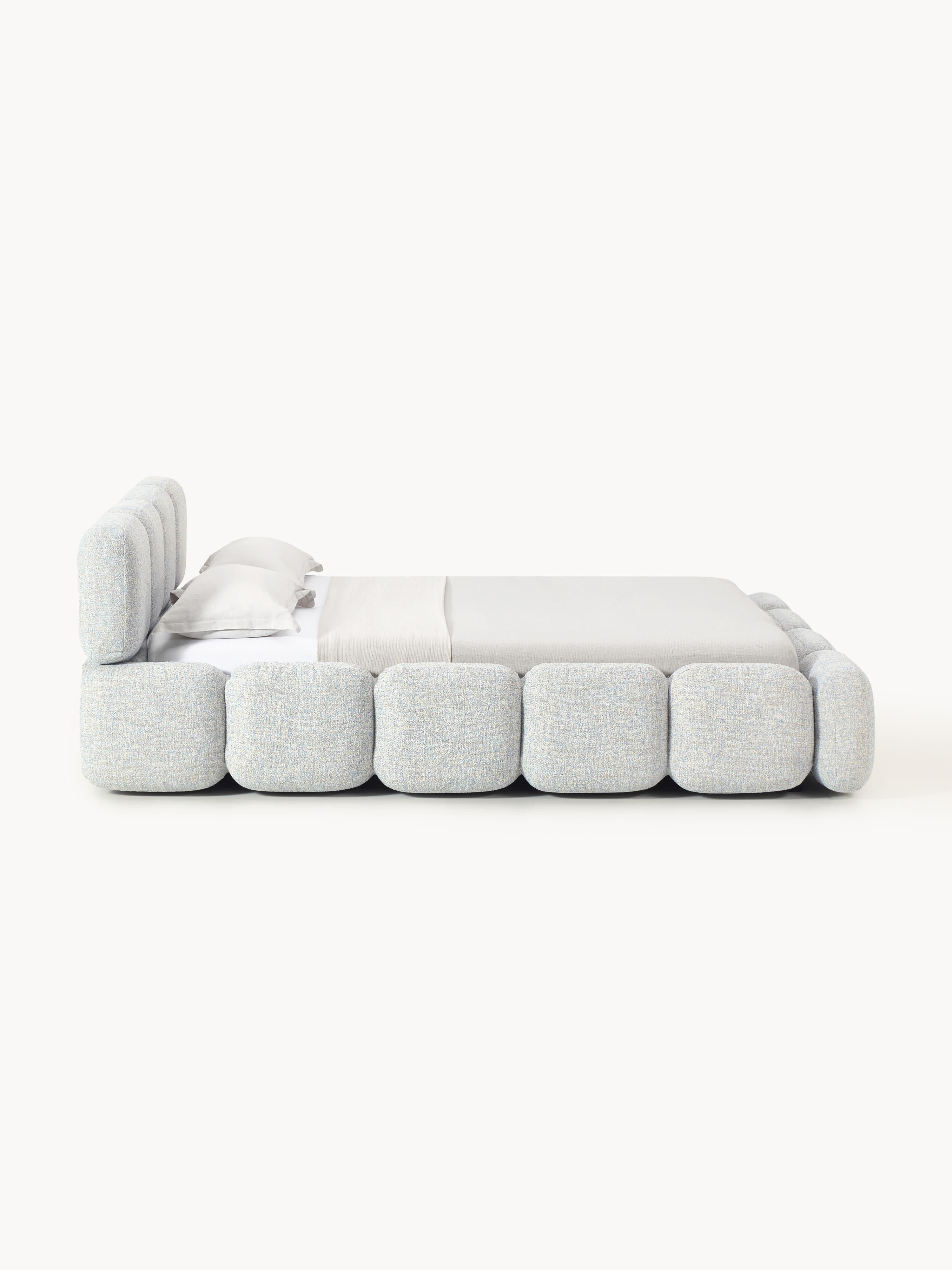 Polsterbett Tayla aus Bouclé