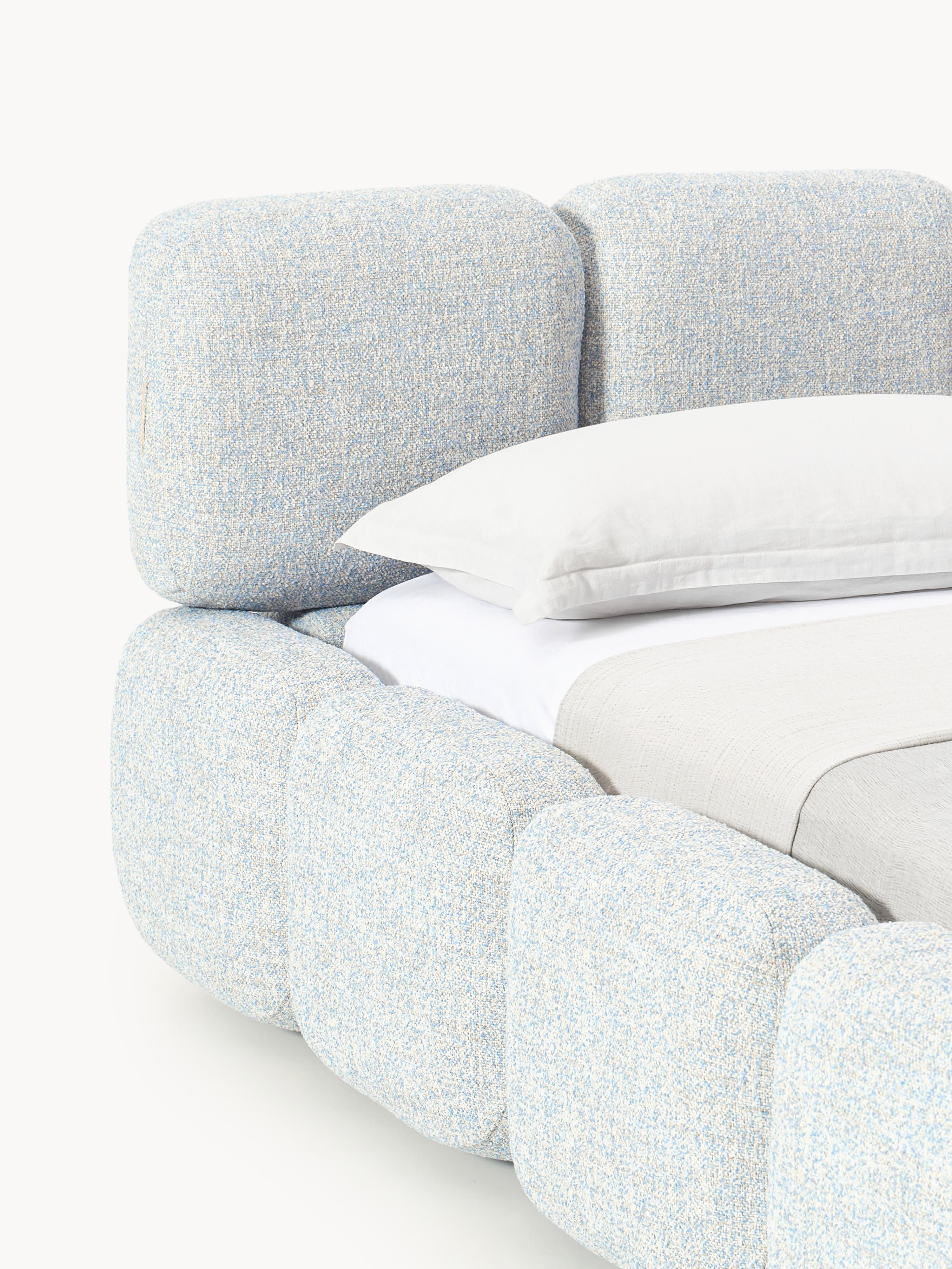 Polsterbett Tayla aus Bouclé