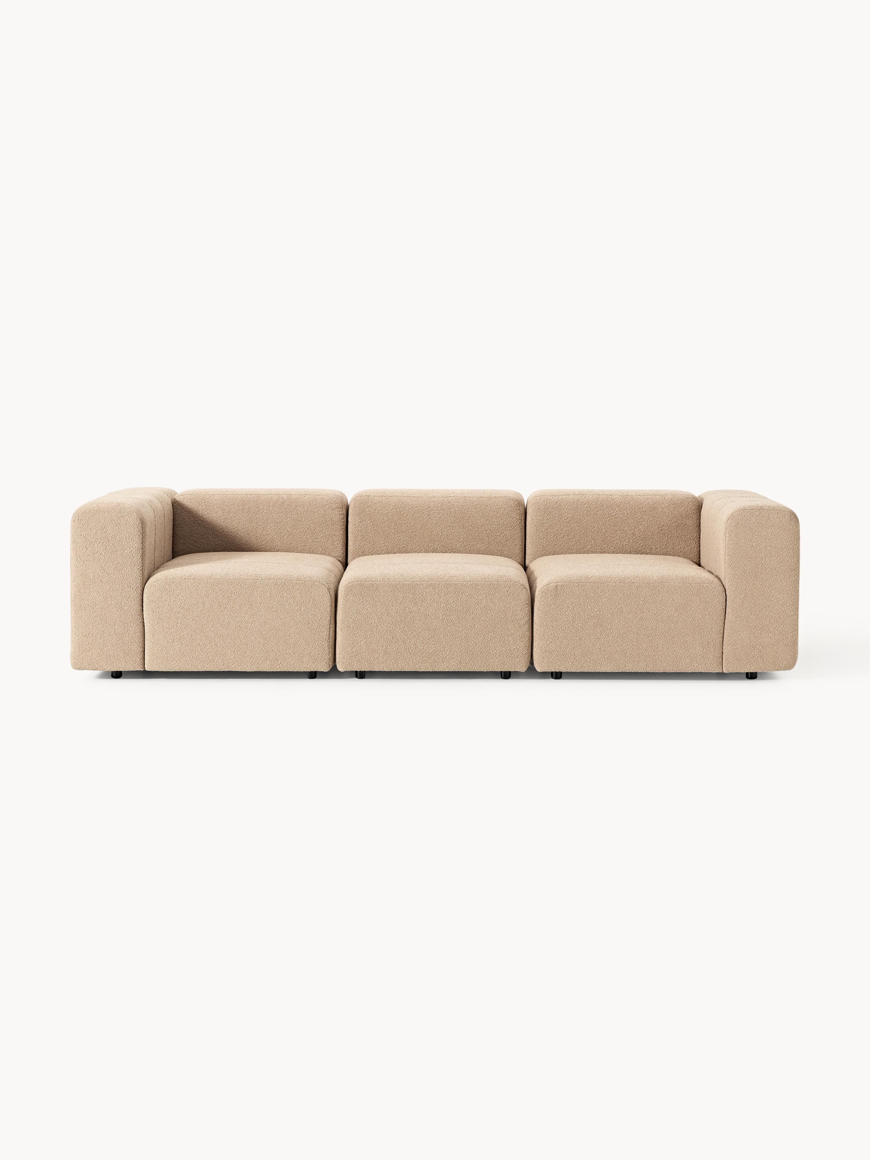 Galeriebild 1 - Modulares Bouclé-Sofa Lena (4-Sitzer)