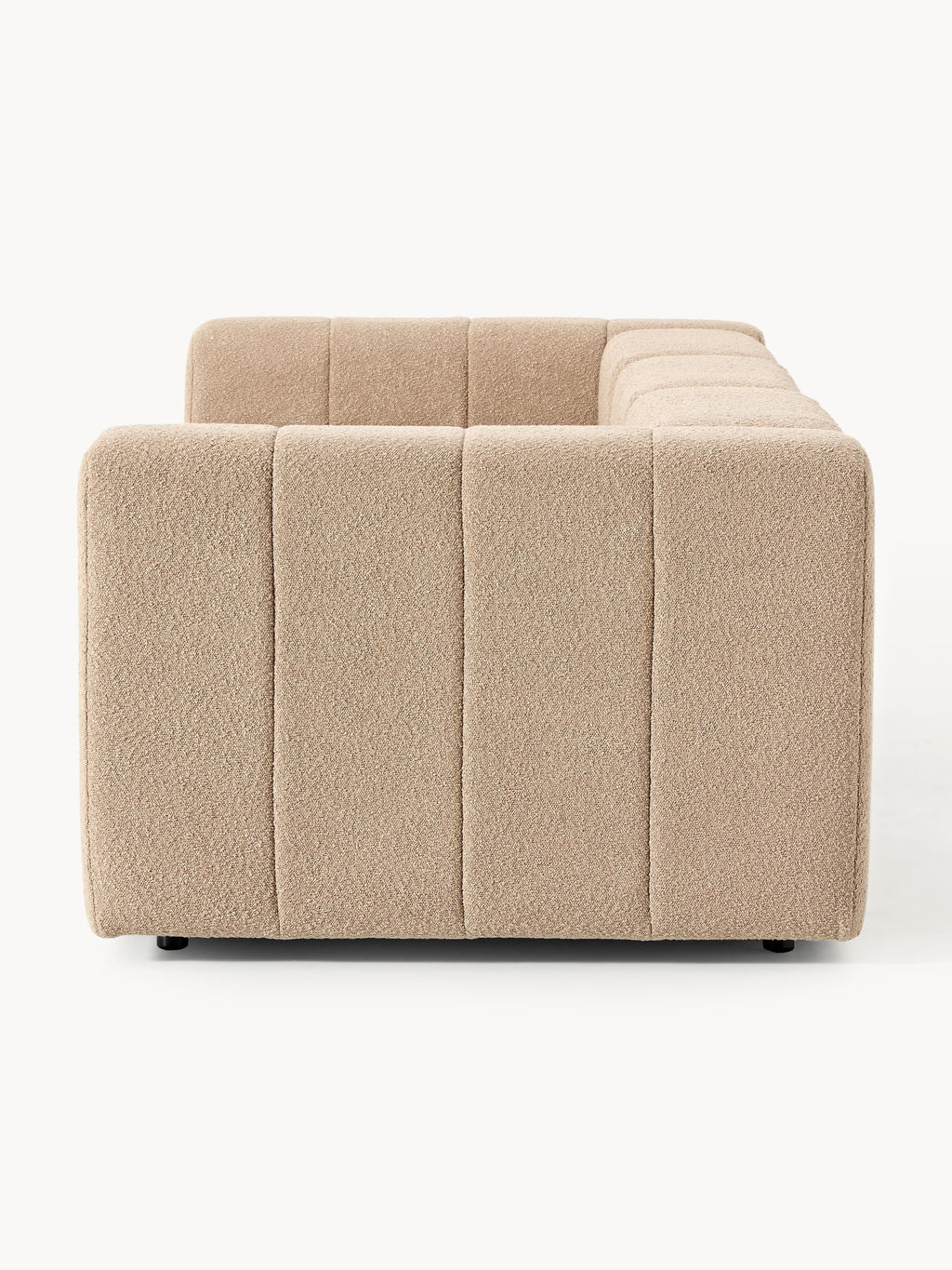 Modulares Bouclé-Sofa Lena (4-Sitzer)