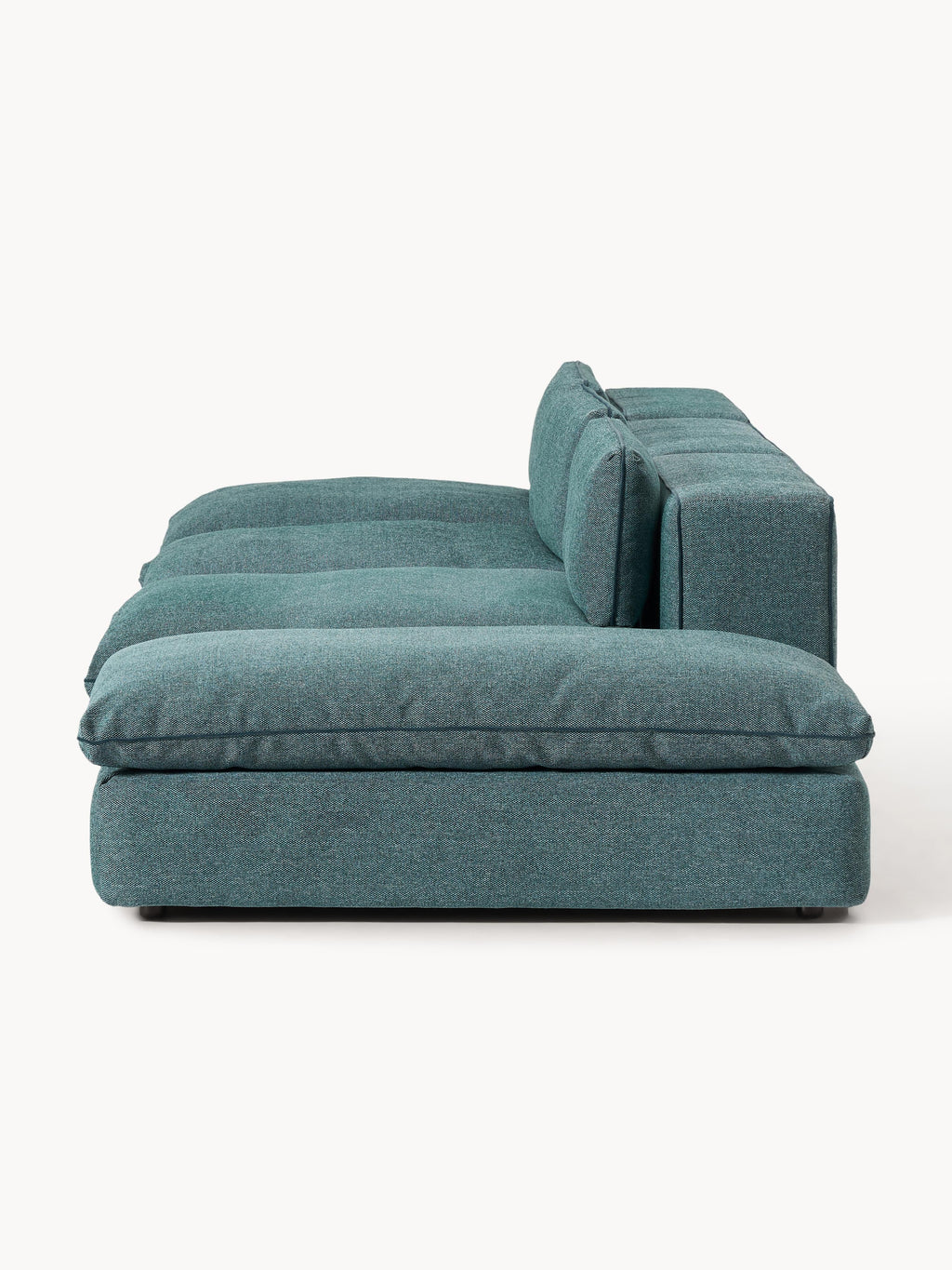 Modulares XL-Sofa Felix (3-Sitzer) mit Hocker