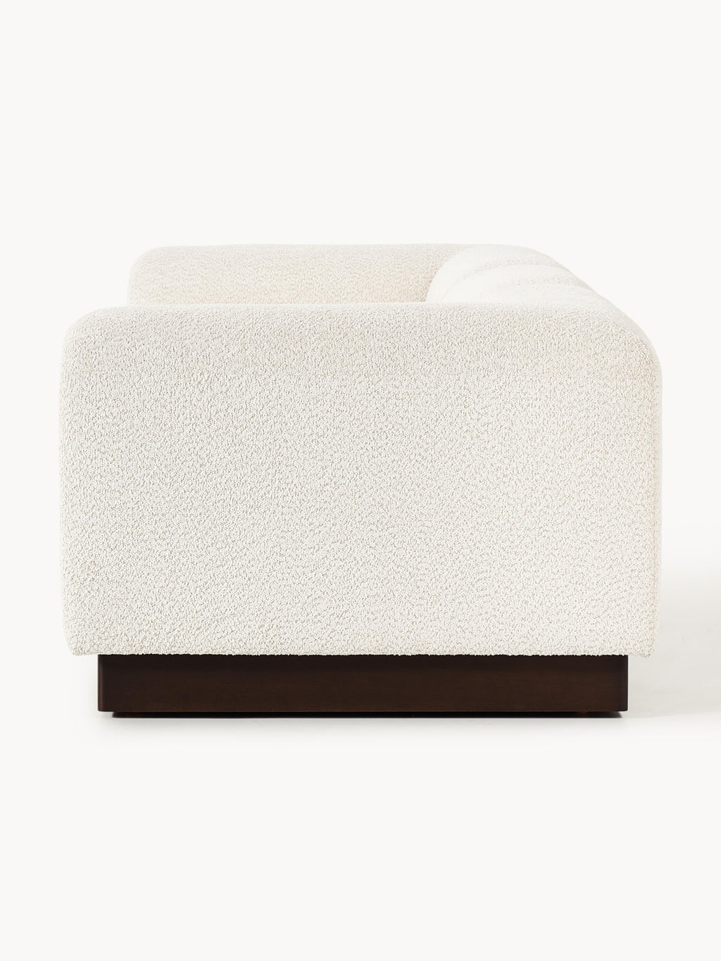 Modulares Sofa Natalie (3-Sitzer) aus Teddy-Bouclé